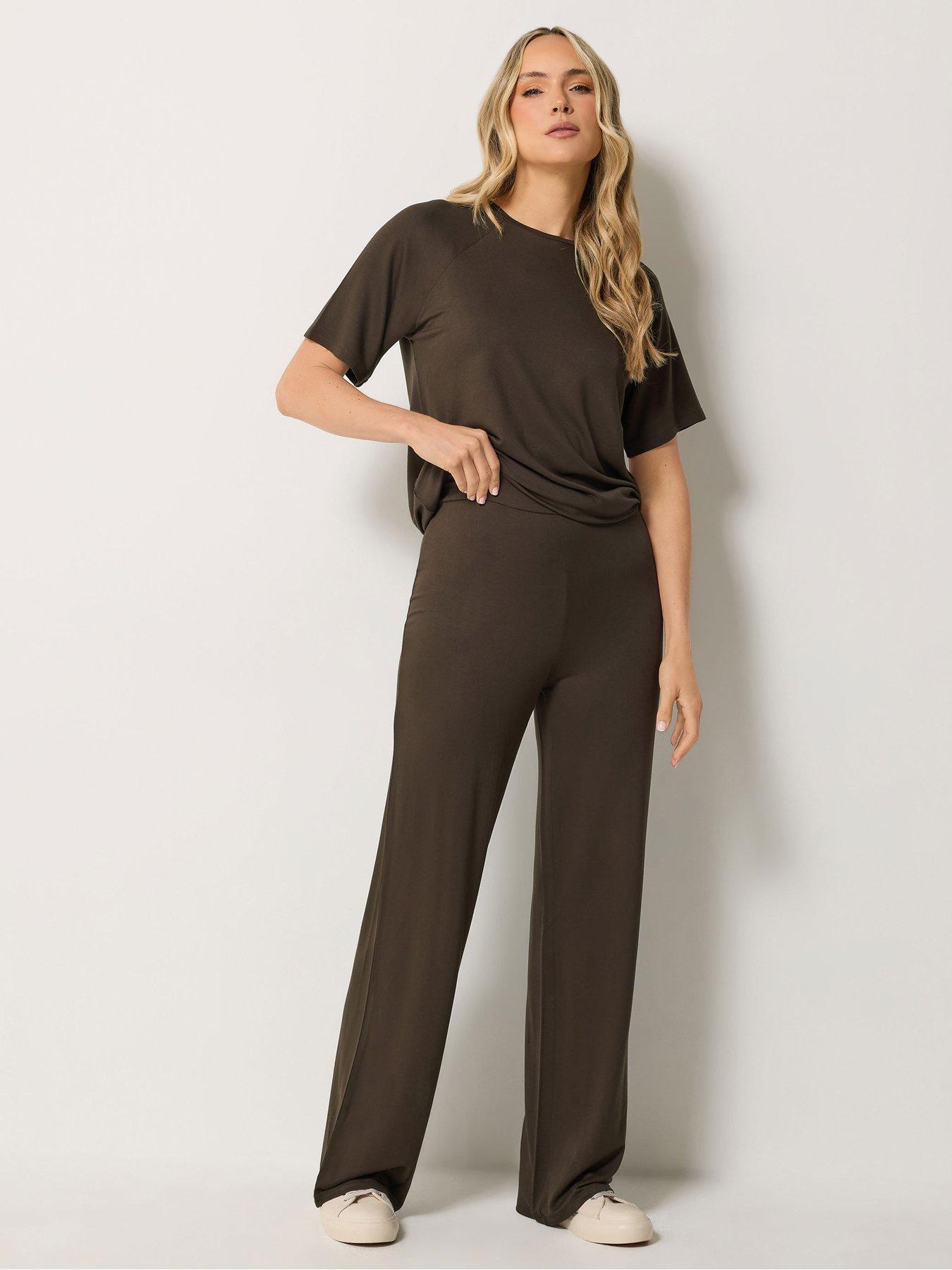 Image 3 of 4 of Long Tall Sally Tall Loopback Wide Leg Trouser