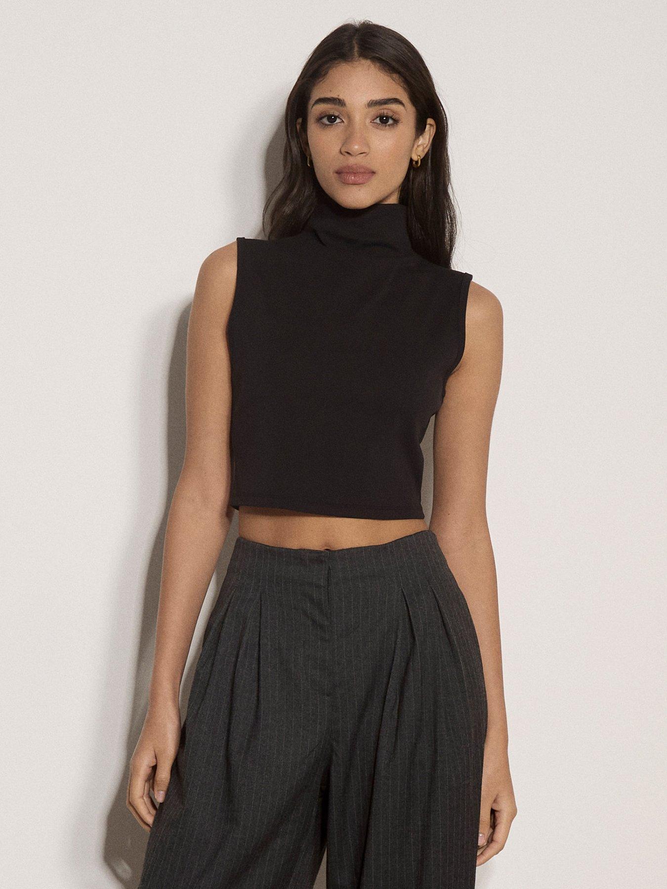 Image 1 of 4 of Apricot Apricot High Neck Sorona Top