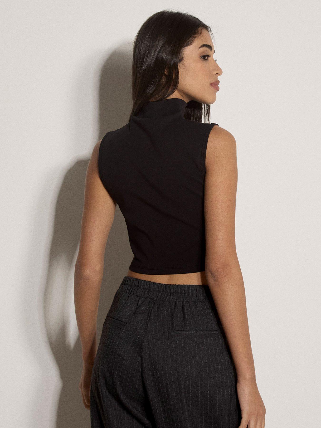 Image 2 of 4 of Apricot Apricot High Neck Sorona Top