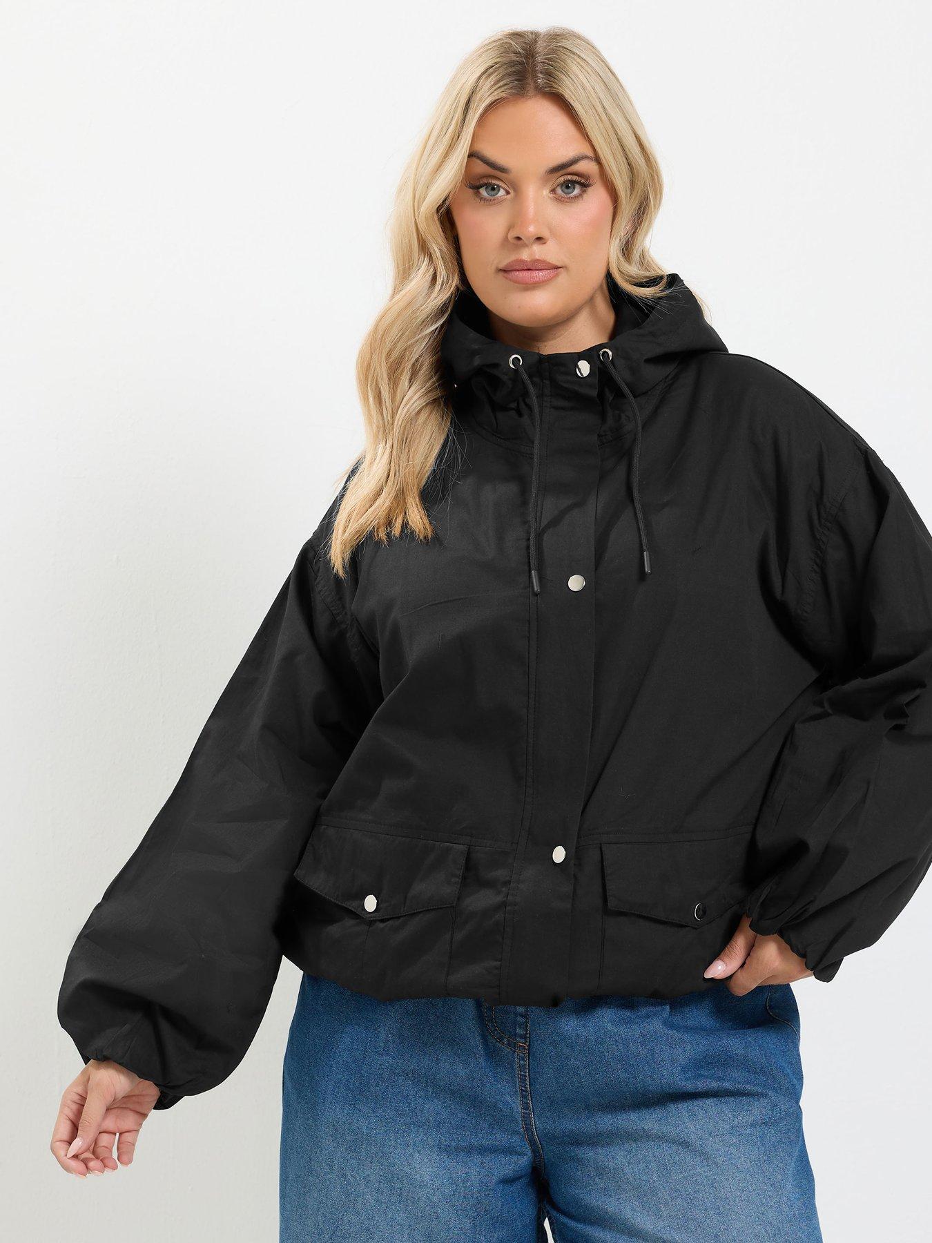 Image 1 of 4 of Yours Curve Zip Thru Utility Jacket