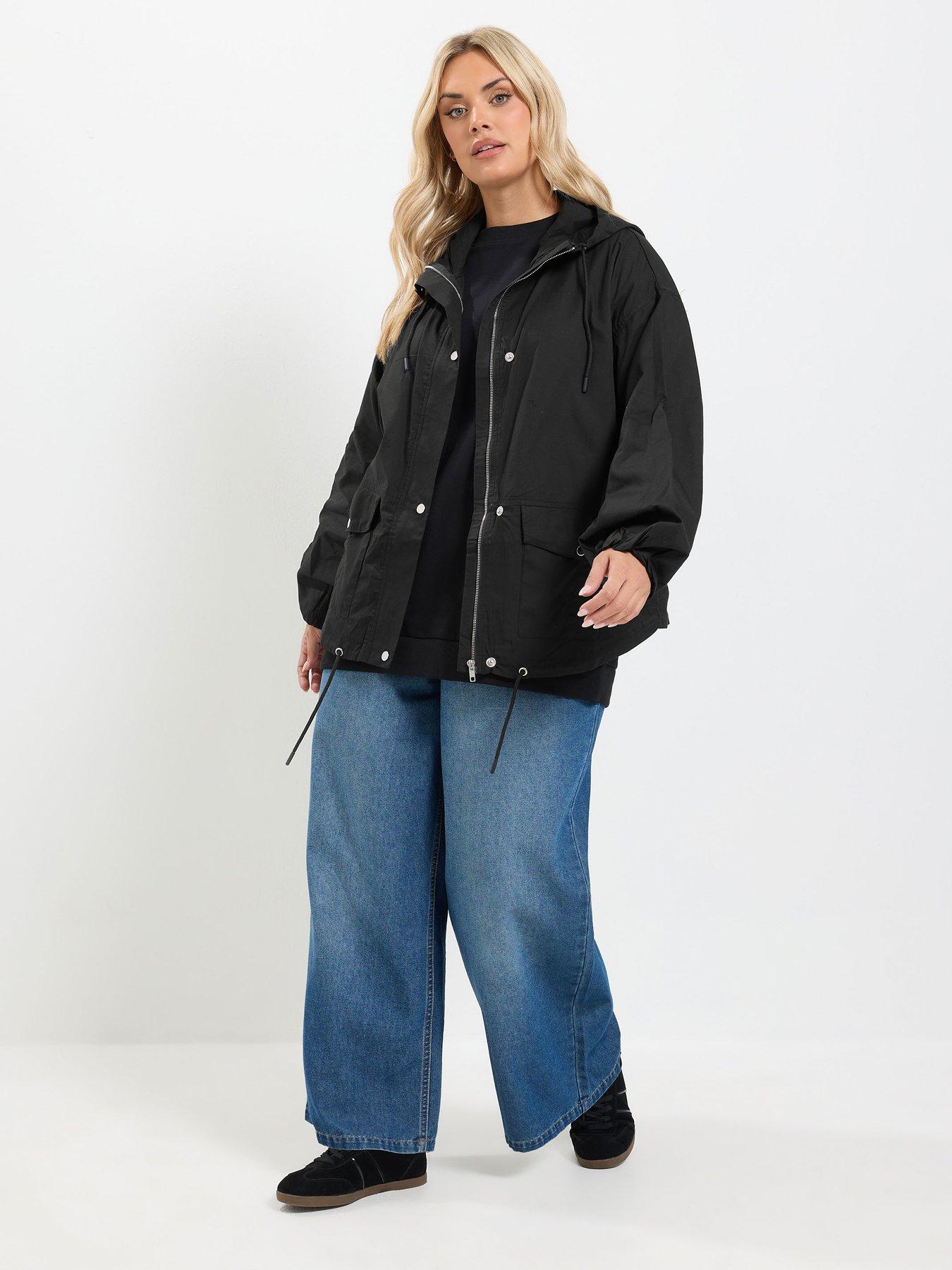 Image 3 of 4 of Yours Curve Zip Thru Utility Jacket