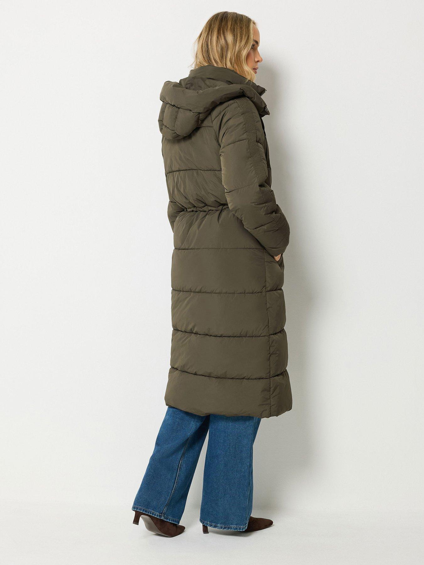 Image 2 of 4 of Long Tall Sally Midi Padded Coat - Brown