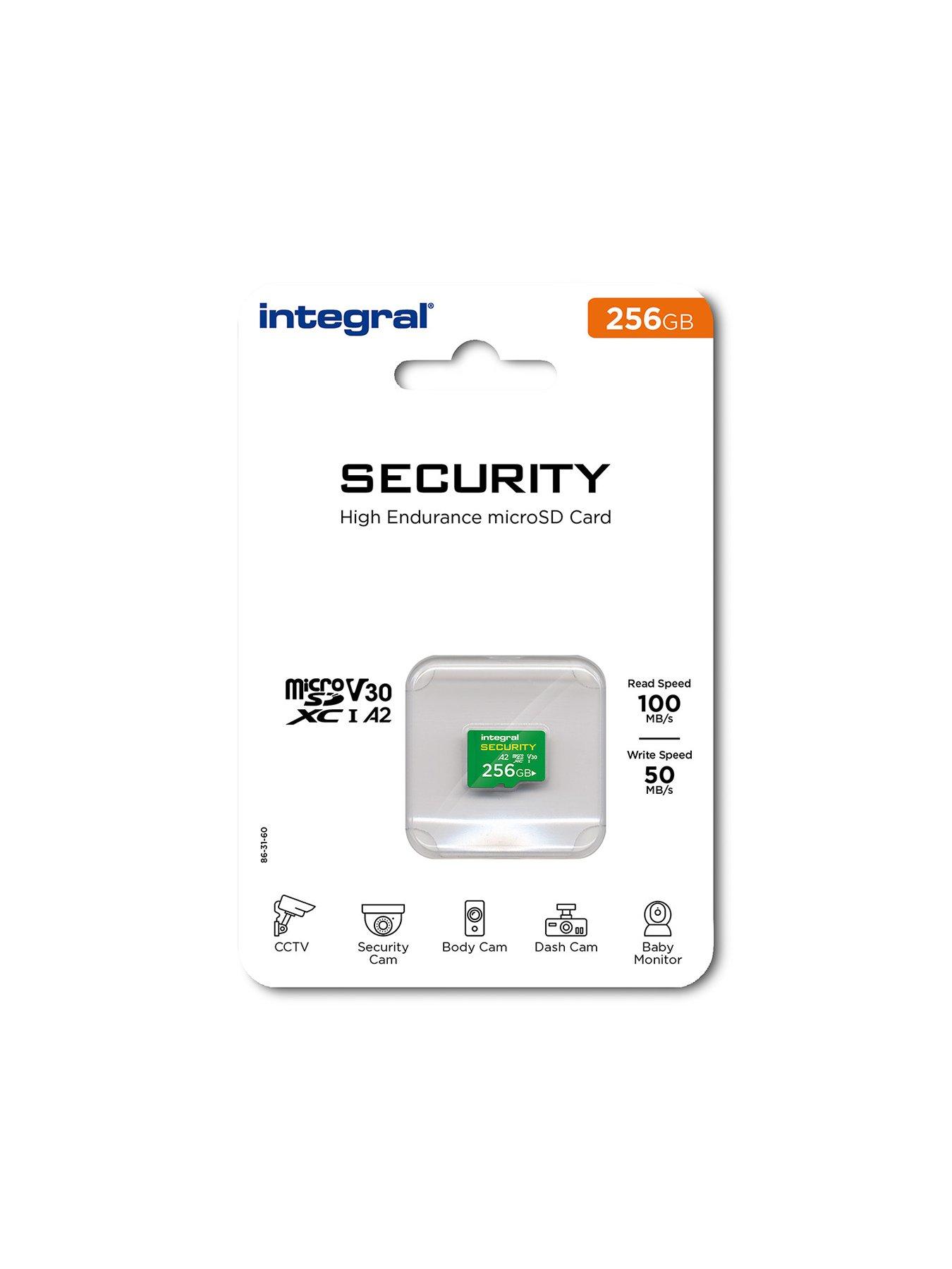Image 2 of 2 of Integral 256GB High Endurance Security microSD Card