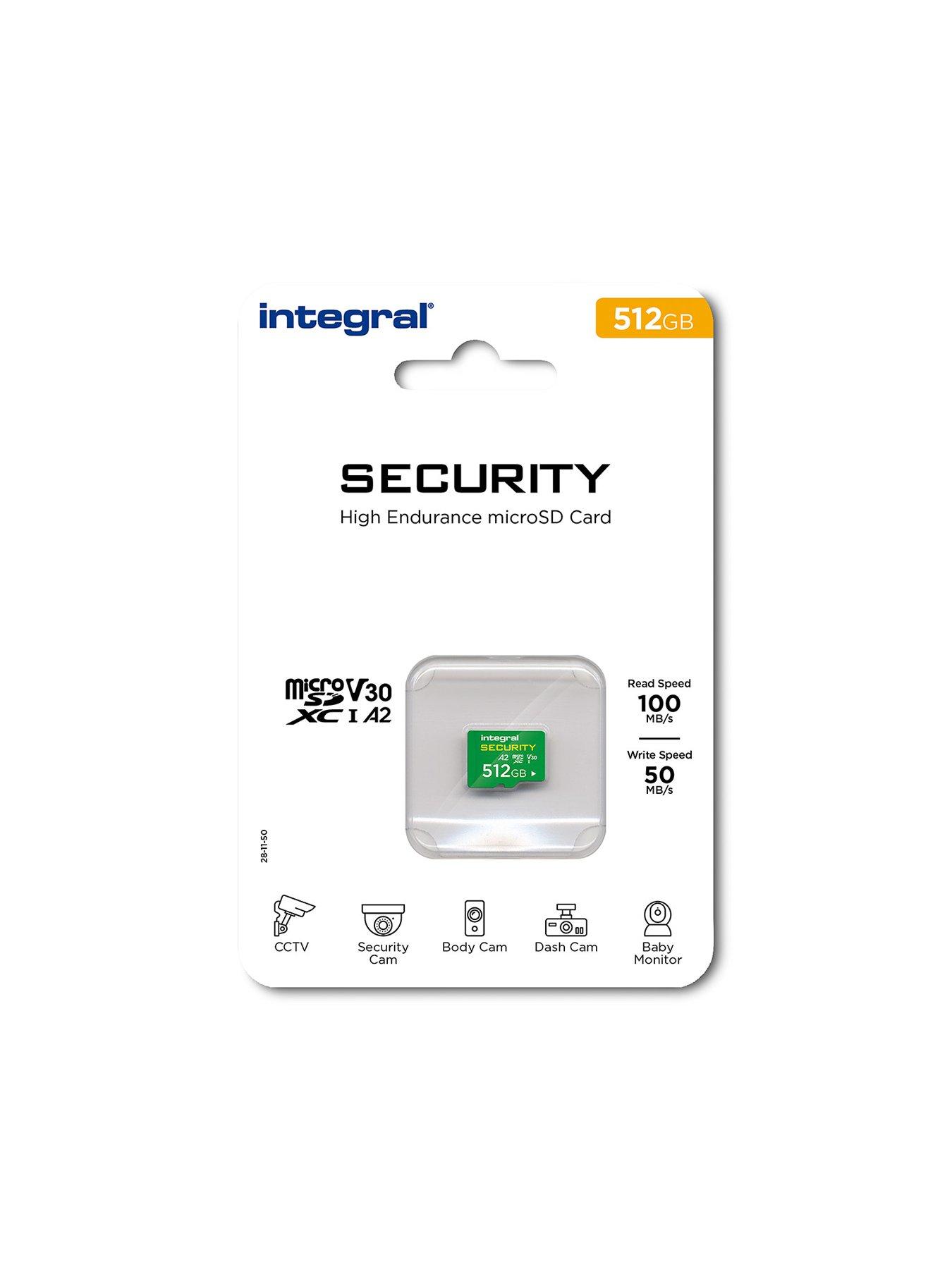 Image 2 of 2 of Integral 512GB High Endurance Security microSD Card