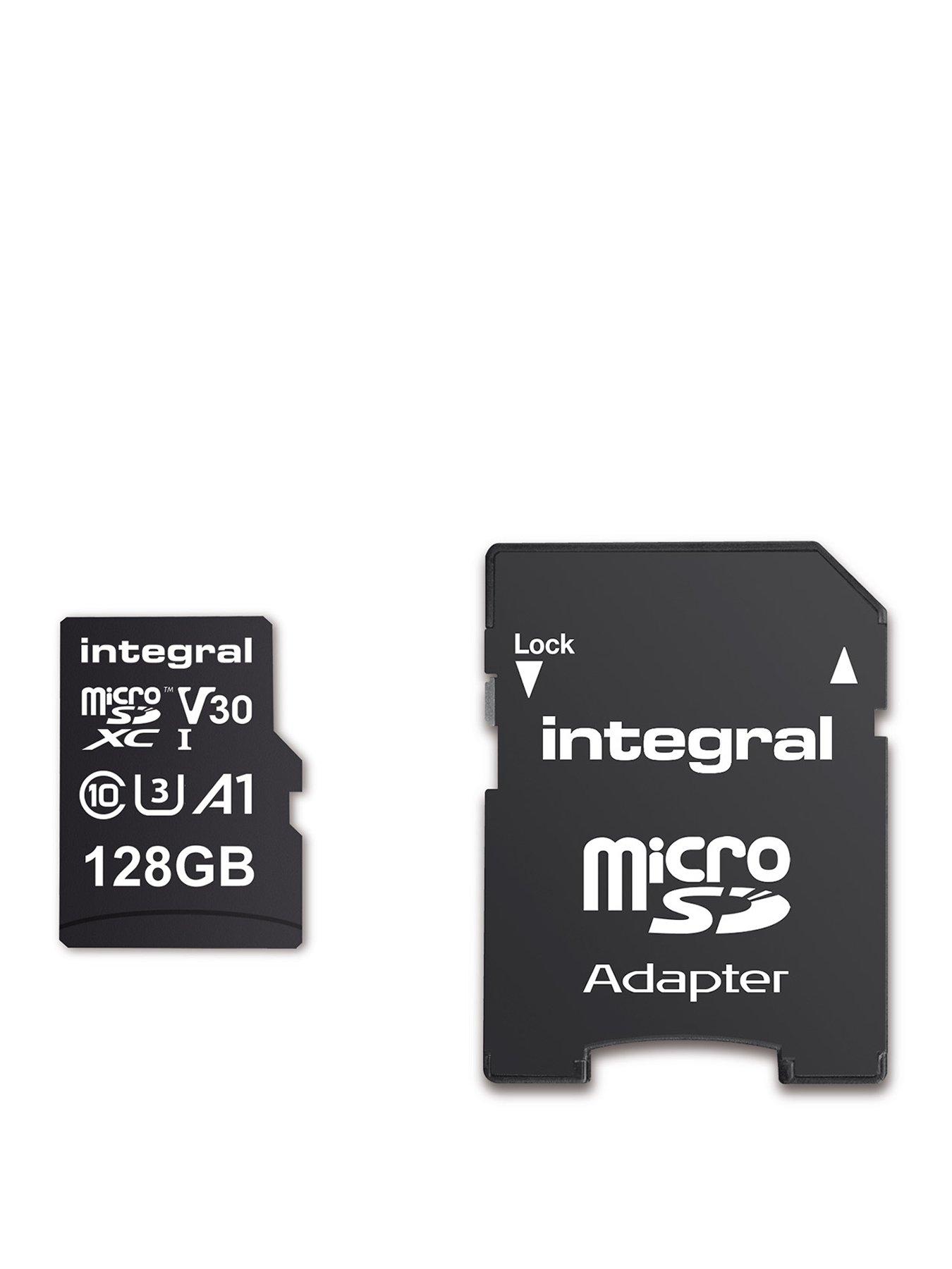 Image 1 of 2 of Integral 128GB High Speed microSD Card UHS-I