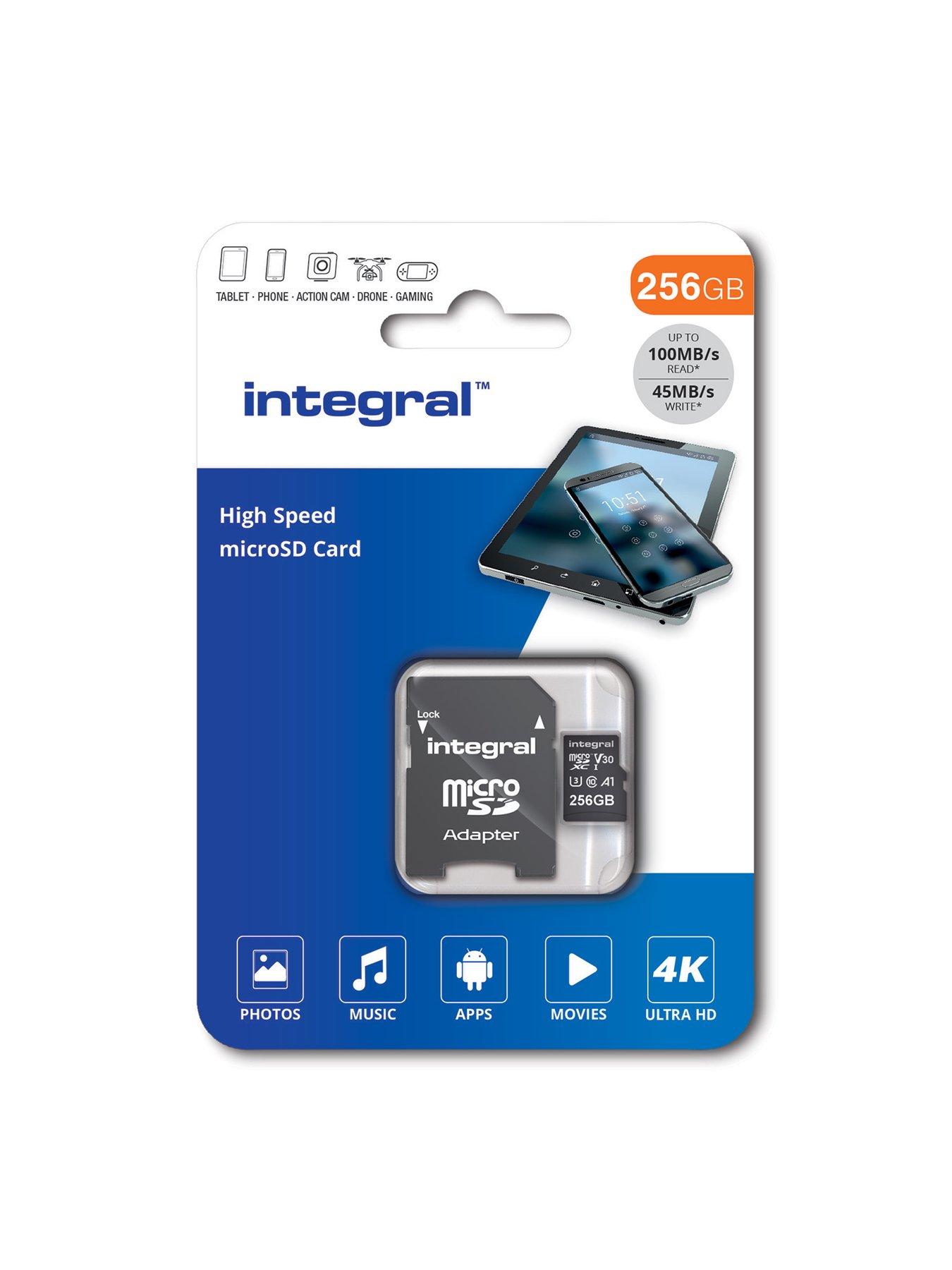 Image 2 of 2 of Integral 256GB High Speed microSD Card UHS-I