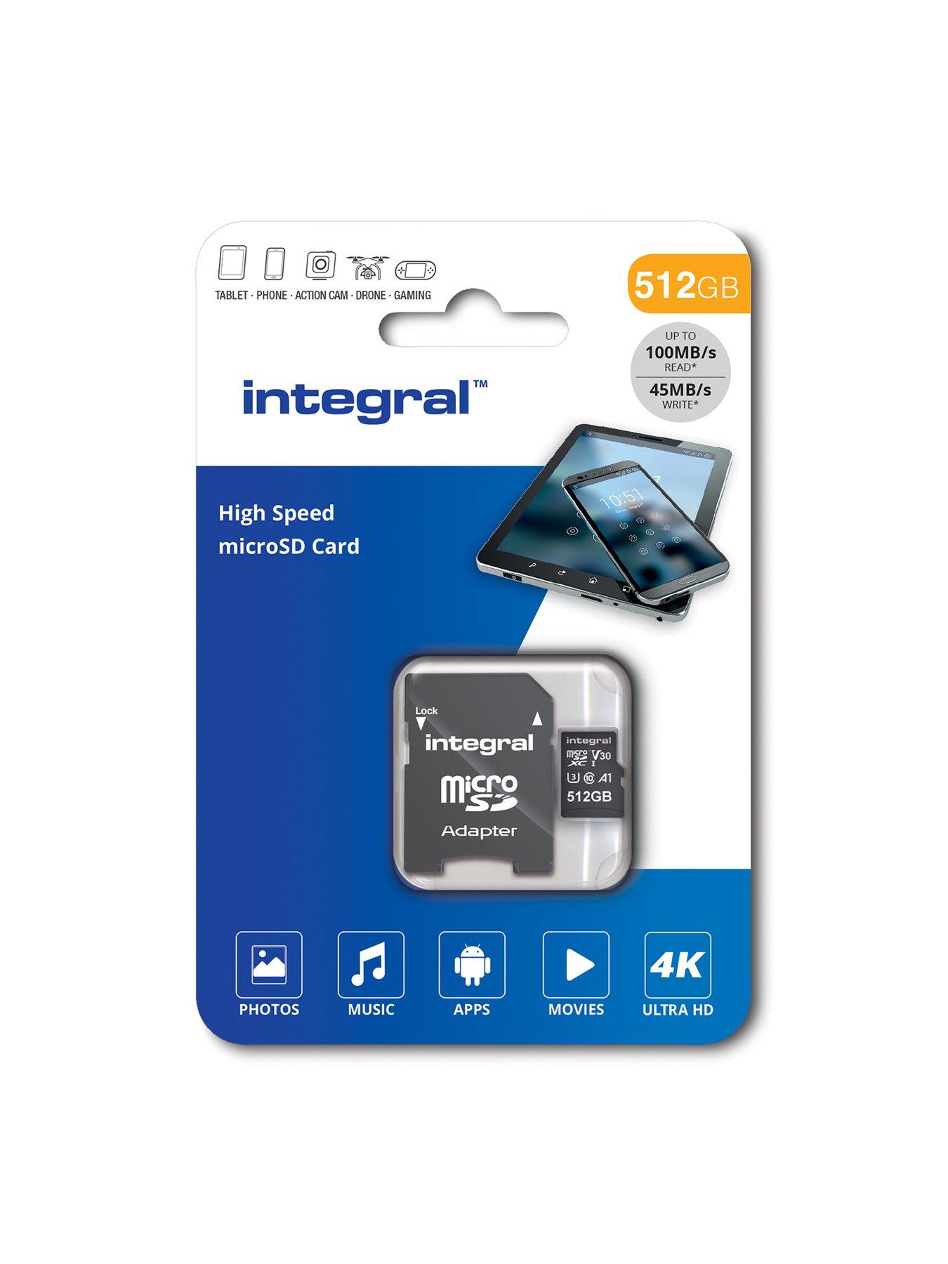 Image 2 of 2 of Integral 512GB High Speed microSD Card UHS-I