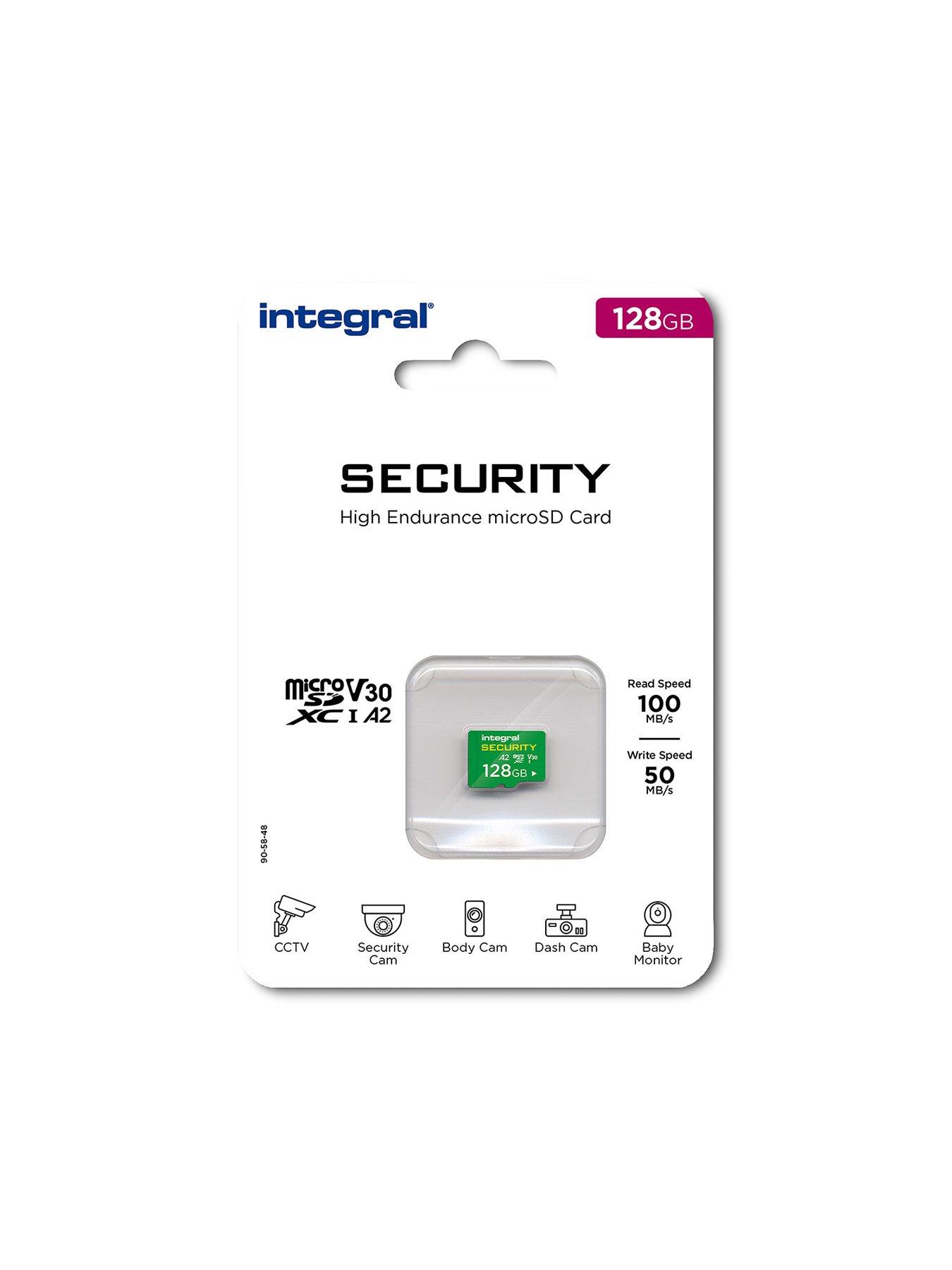 Image 2 of 2 of Integral 128GB High Endurance Security microSD Card
