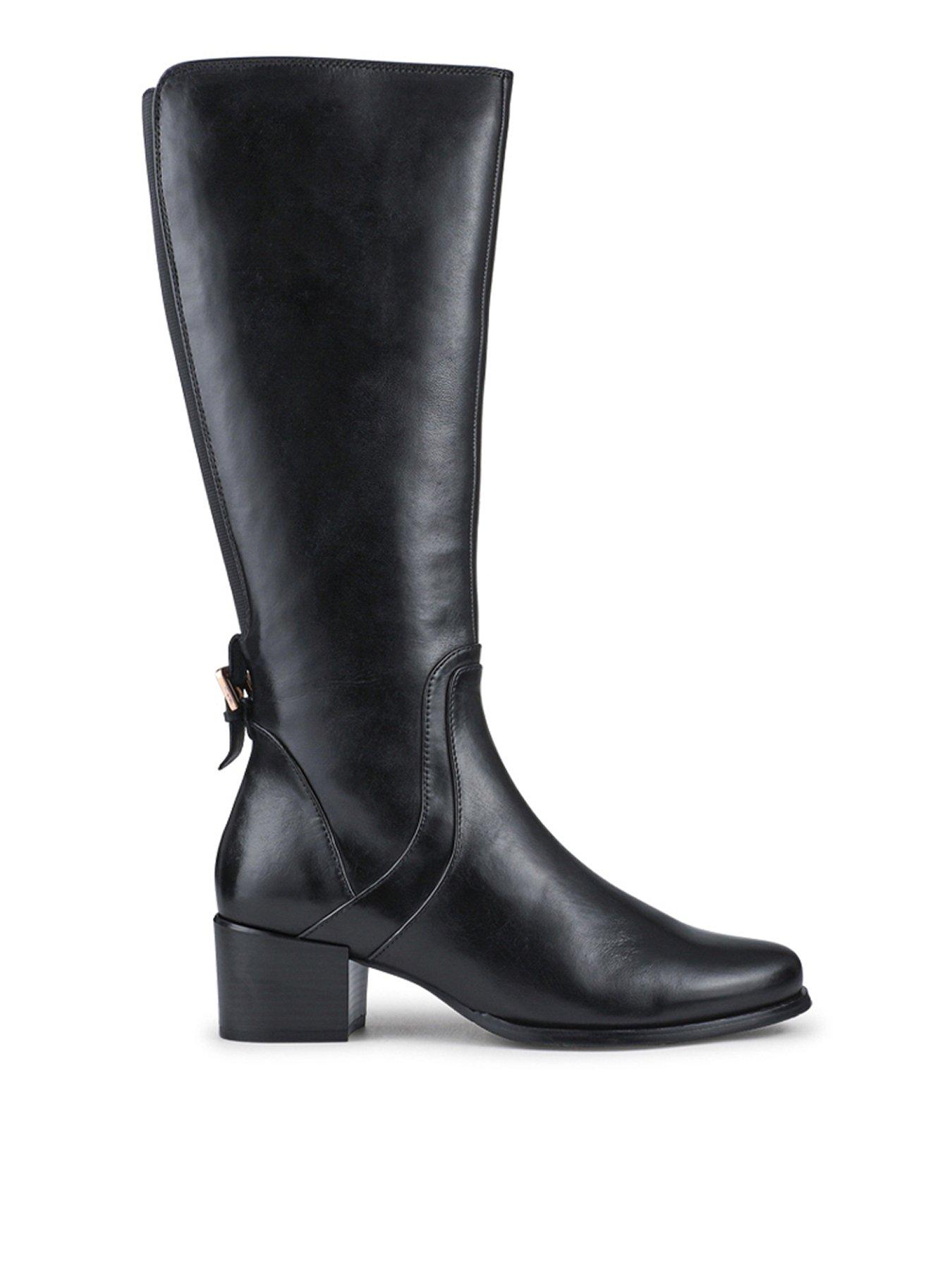 Image 1 of 5 of Jones Bootmaker Dancer Knee High Riding Boot - Black