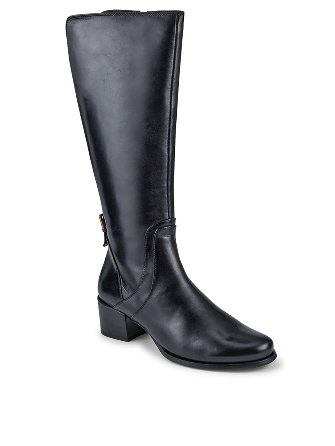 Image 2 of 5 of Jones Bootmaker Dancer Knee High Riding Boot - Black