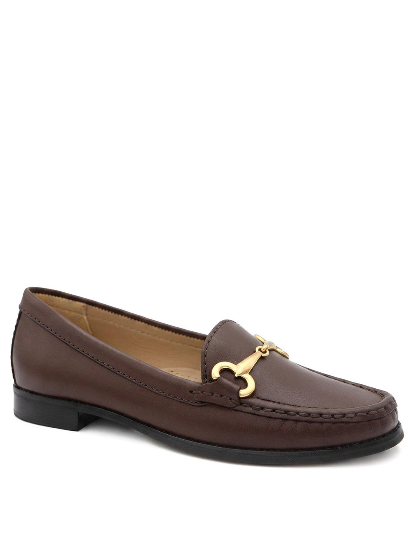 Image 2 of 6 of Jones Bootmaker Lorella Slip On Loafer - Chocolate Leather