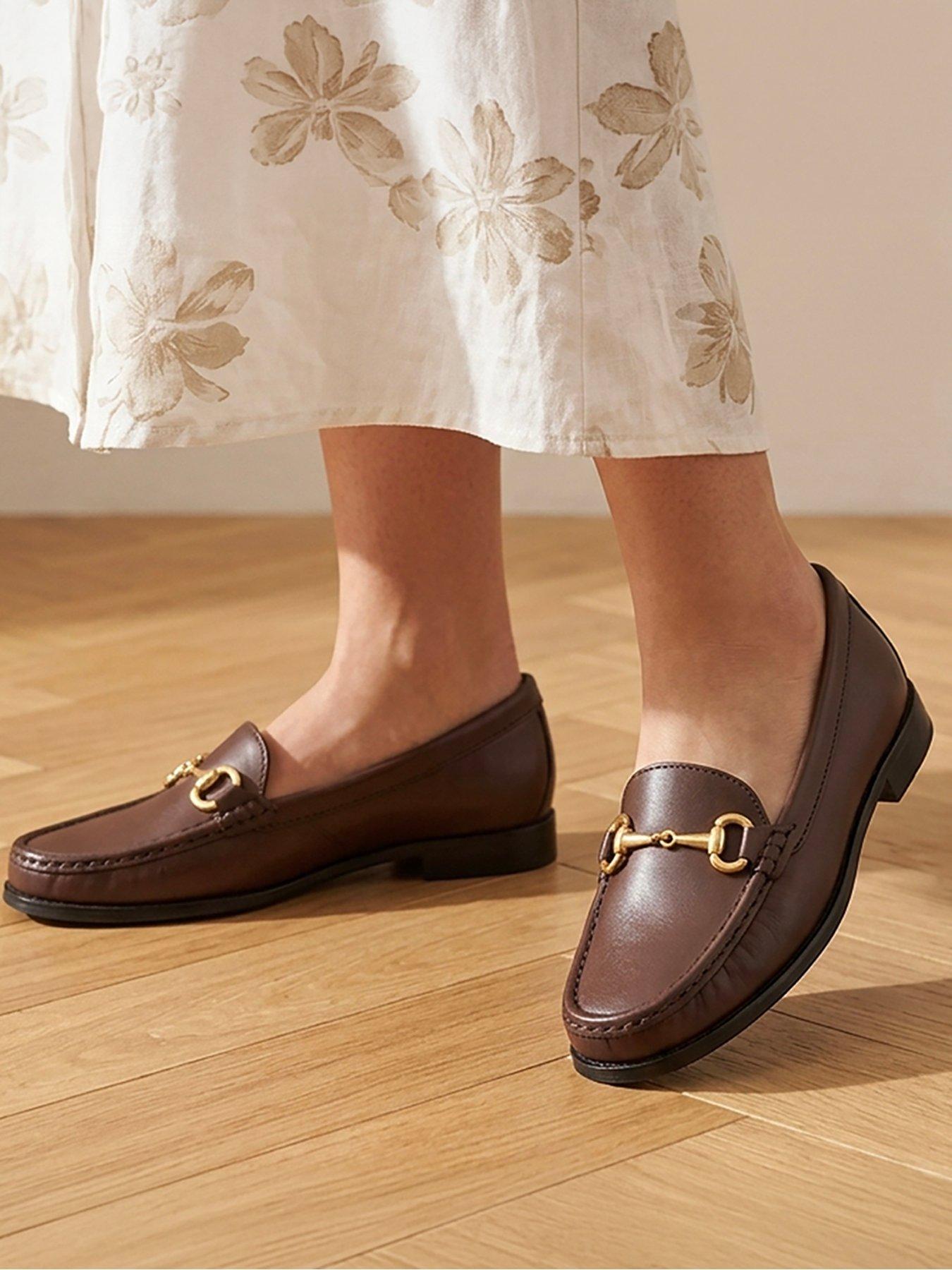 Image 6 of 6 of Jones Bootmaker Lorella Slip On Loafer - Chocolate Leather