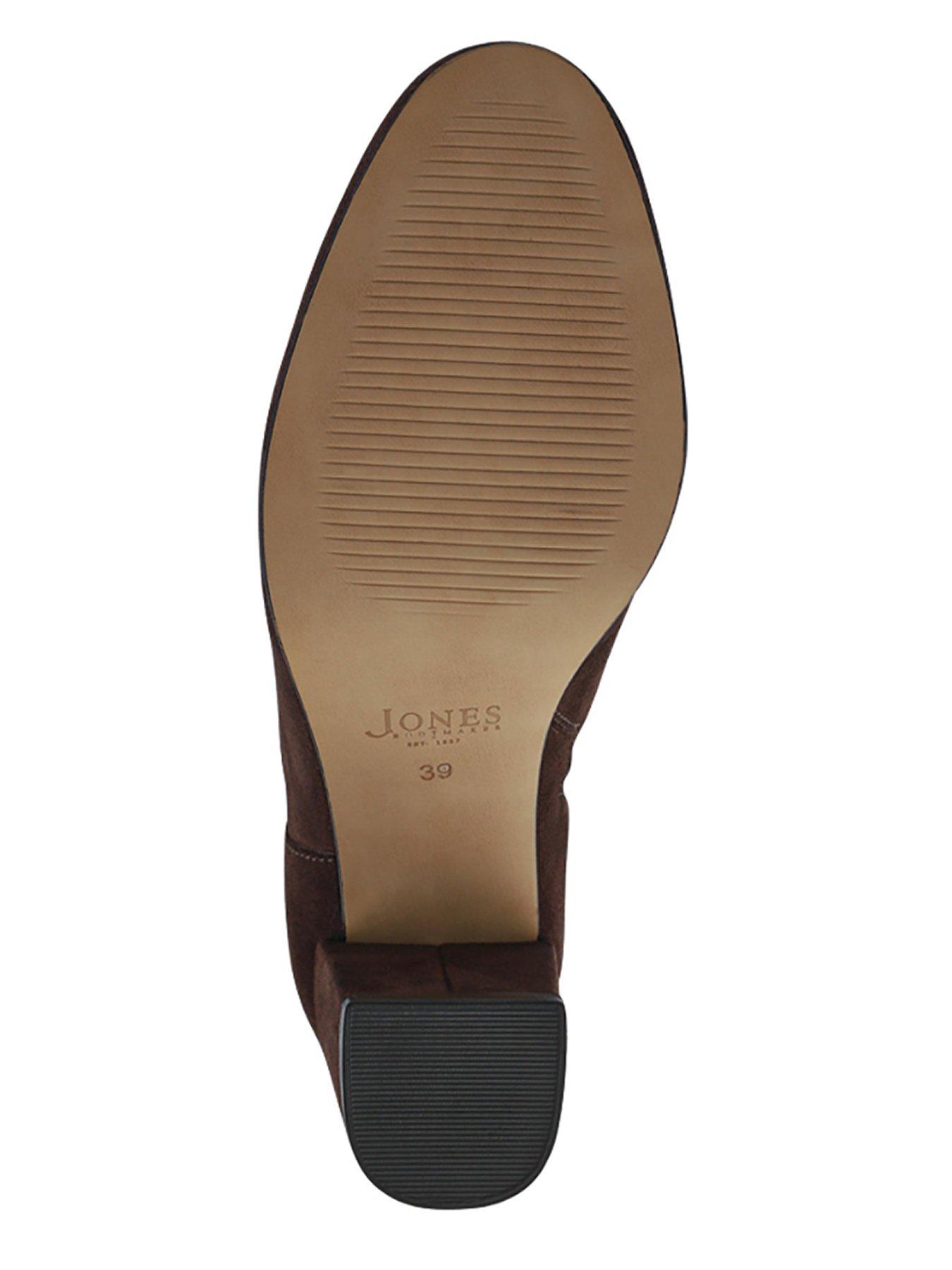 Image 5 of 6 of Jones Bootmaker Neptune3 Heeled Ankle Boot - Chocolate Suede