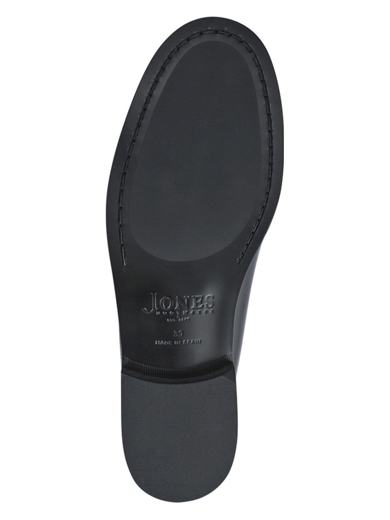 Image 5 of 6 of Jones Bootmaker Perna Moccasins - Black Leather