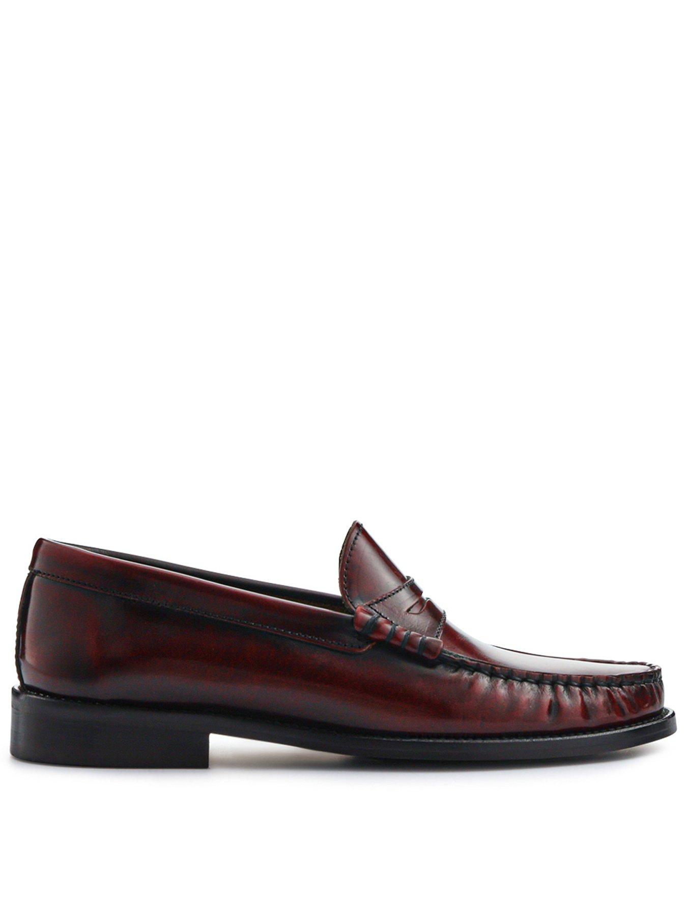Image 1 of 6 of Jones Bootmaker Perna Moccasins - Burgundy