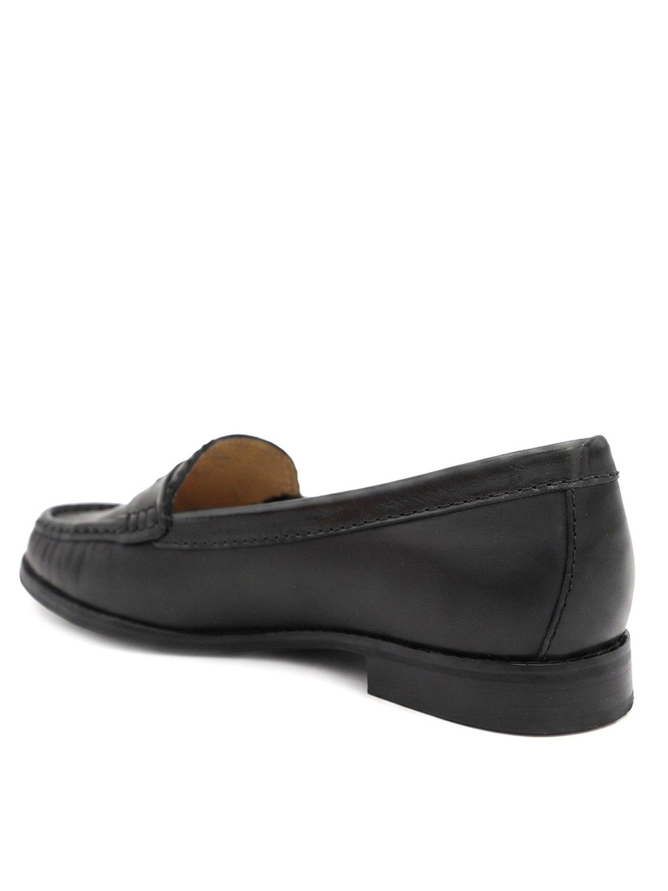 Image 3 of 6 of Jones Bootmaker Tamsynwide Mocasins - Black Leather