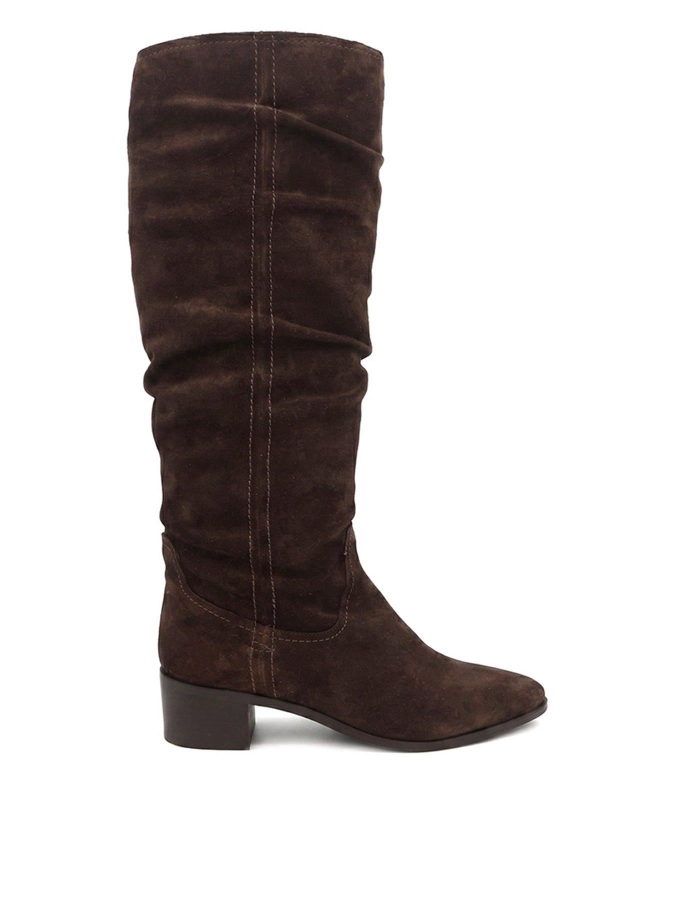 Image 1 of 6 of Jones Bootmaker Edenia Knee High Slouch Boot - Brown