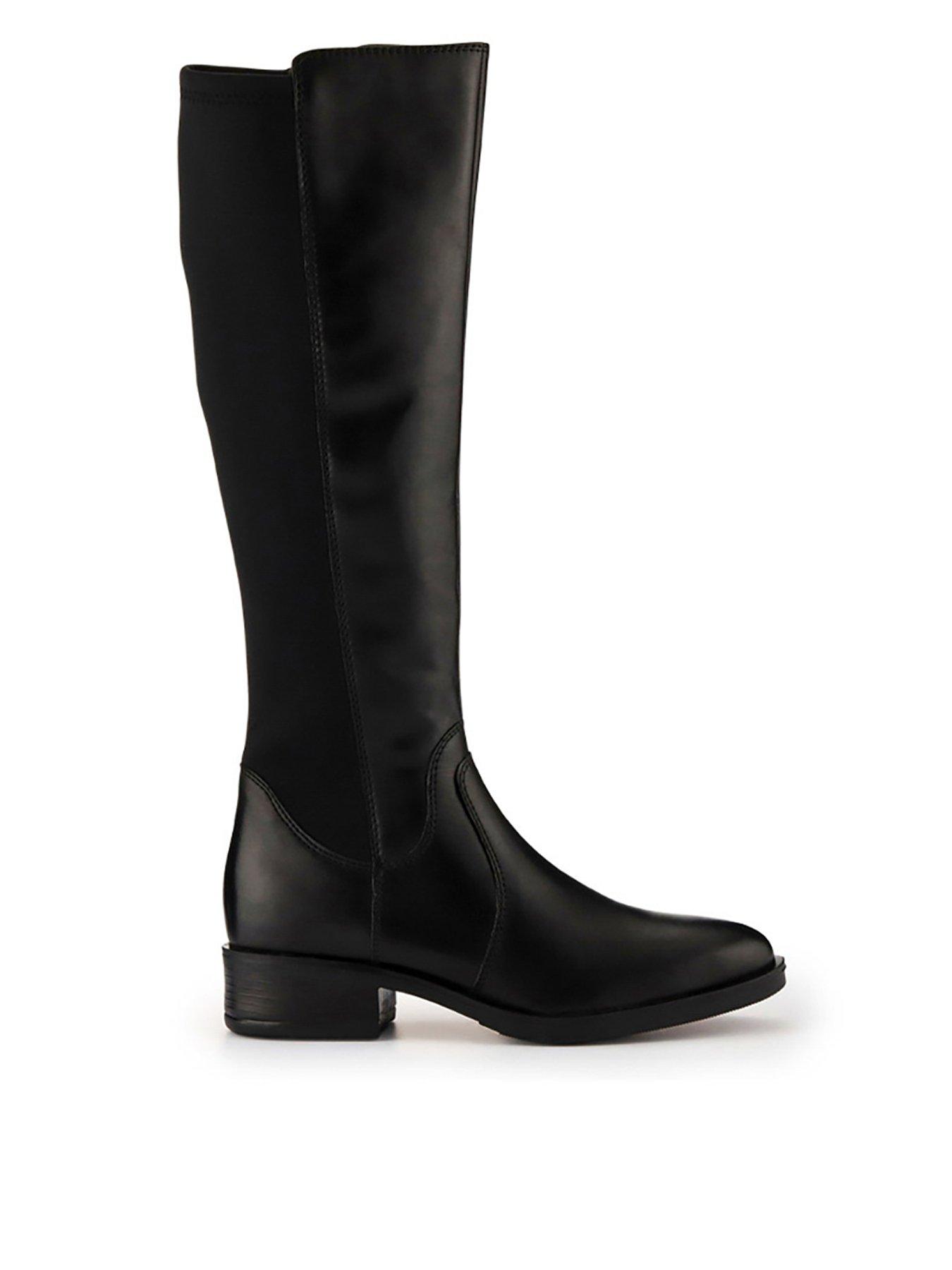 Image 1 of 6 of Jones Bootmaker Ellisia Knee High Riding Boot - Black