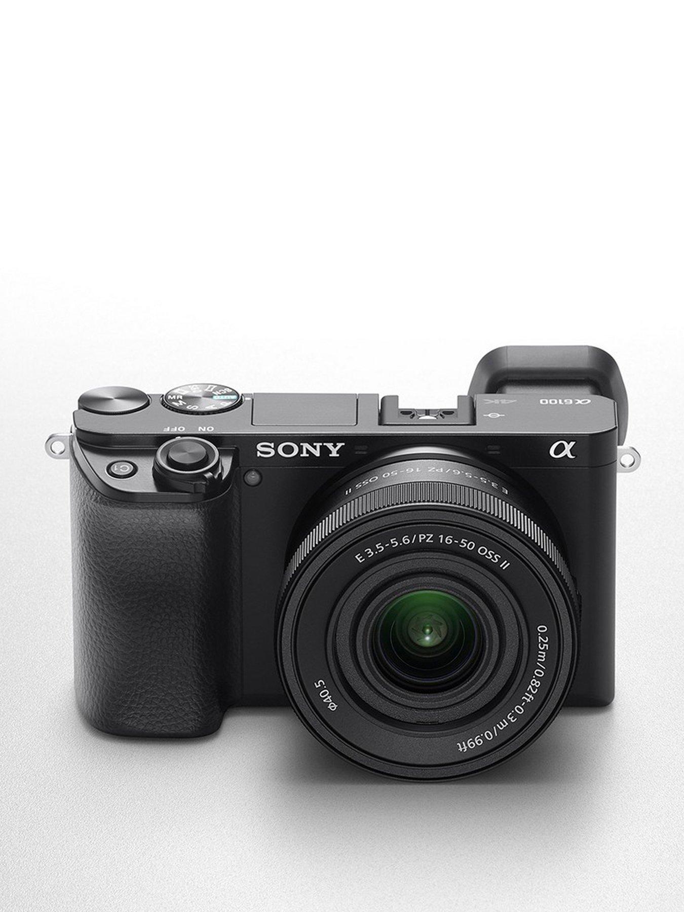 Sony a6100 APS-C camera Zoom Lenses (16-50 mm and 55-210 mm) with fast AF