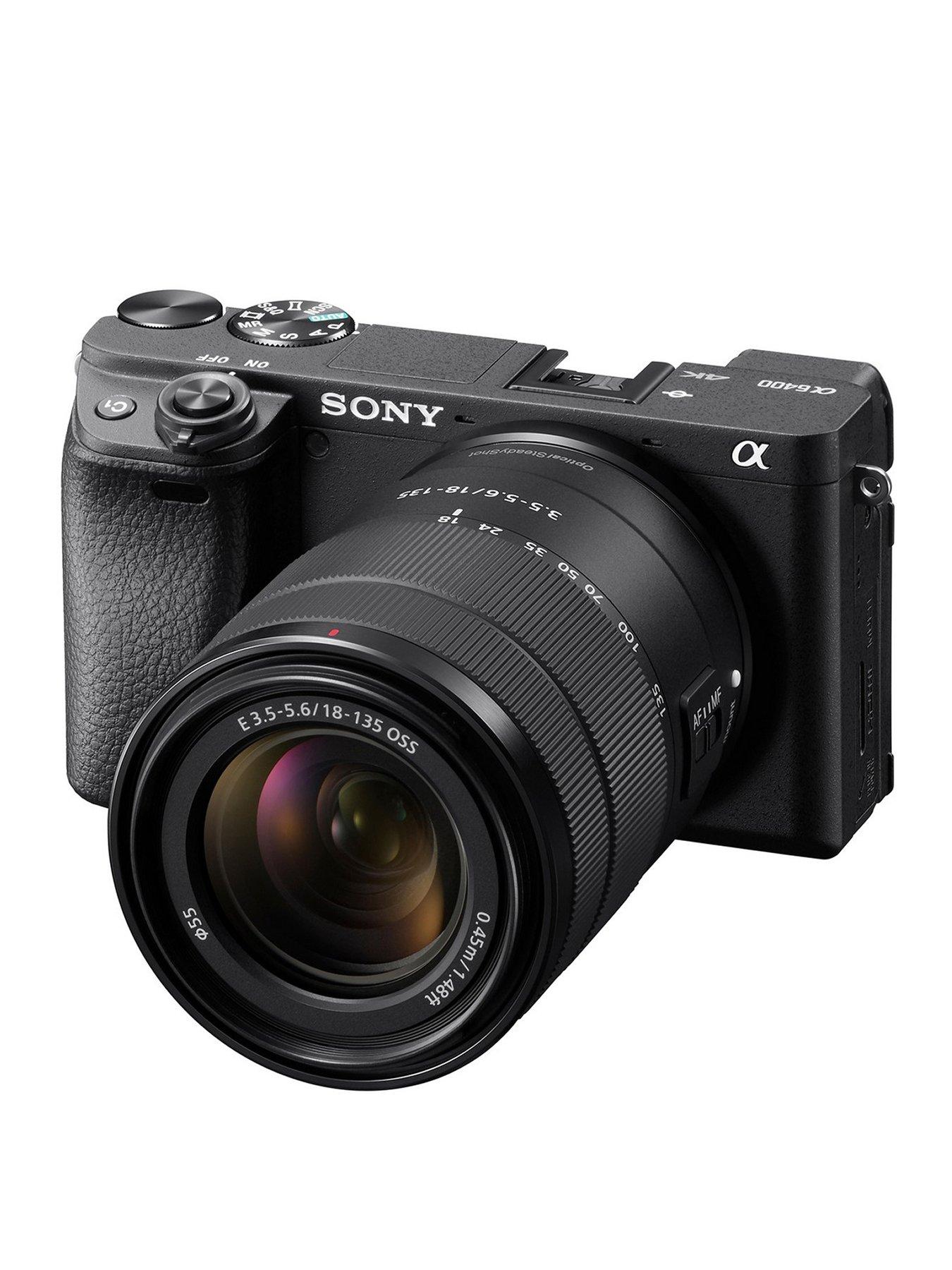 Sony a6400 E-mount camera with 18-135mm zoom lens APS-C Sensor