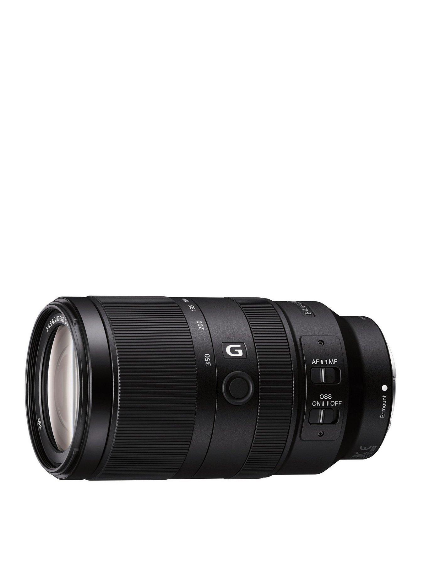 Sony 70-350mm f/4.5-6.3 G OSS Super Telephoto Zoom Lens APS-C Cameras - Ideal for Wildlife, Sports, Bokeh, and Outdoor Photography, Black