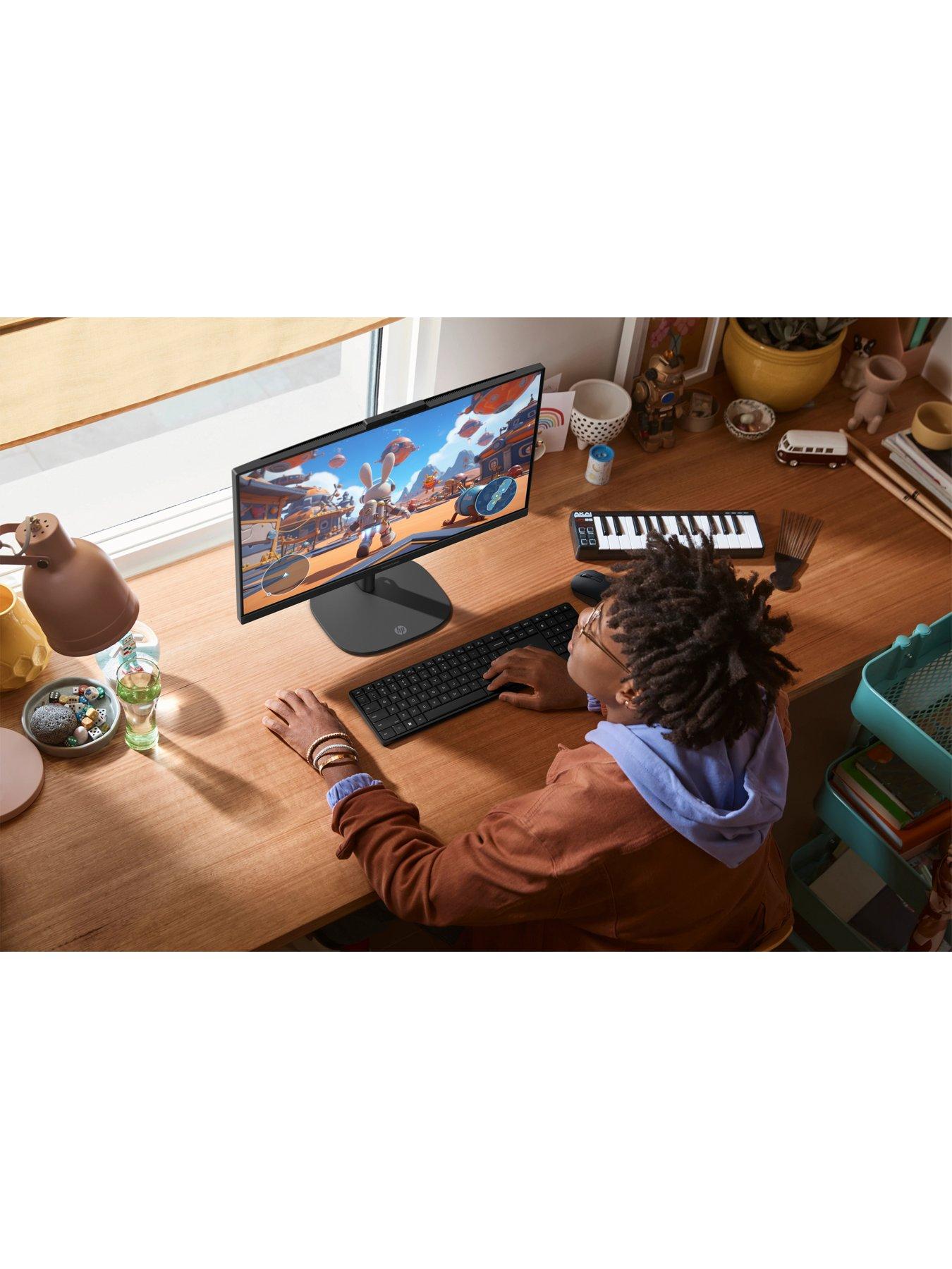 Image 4 of 7 of HP OmniStudio AiO Desktop - Intel Core 5 - 8GB RAM - 256GB SSD - 23.8in FHD IPS - White
