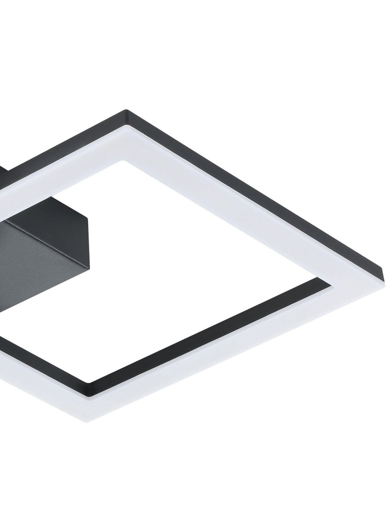 Image 4 of 4 of Eglo Basic Palmaves-E Black Steel &amp; Plastic LED Ceiling Light, 4000K