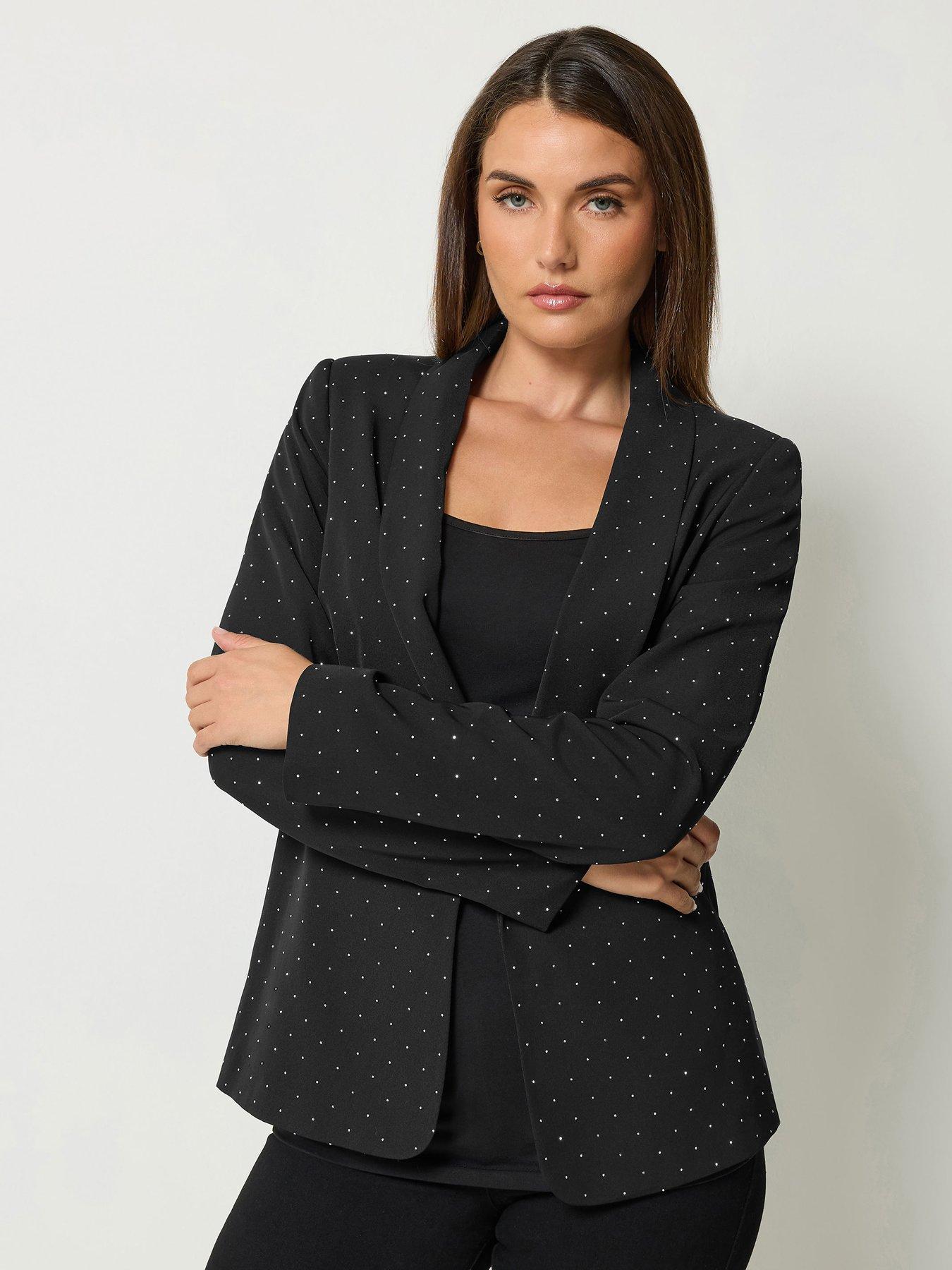 Image 1 of 4 of Long Tall Sally Tall Stud Blazer