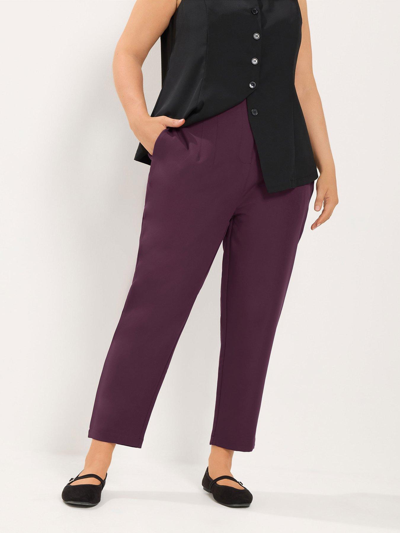 Yours Curve Darted Waist Trouser 28"