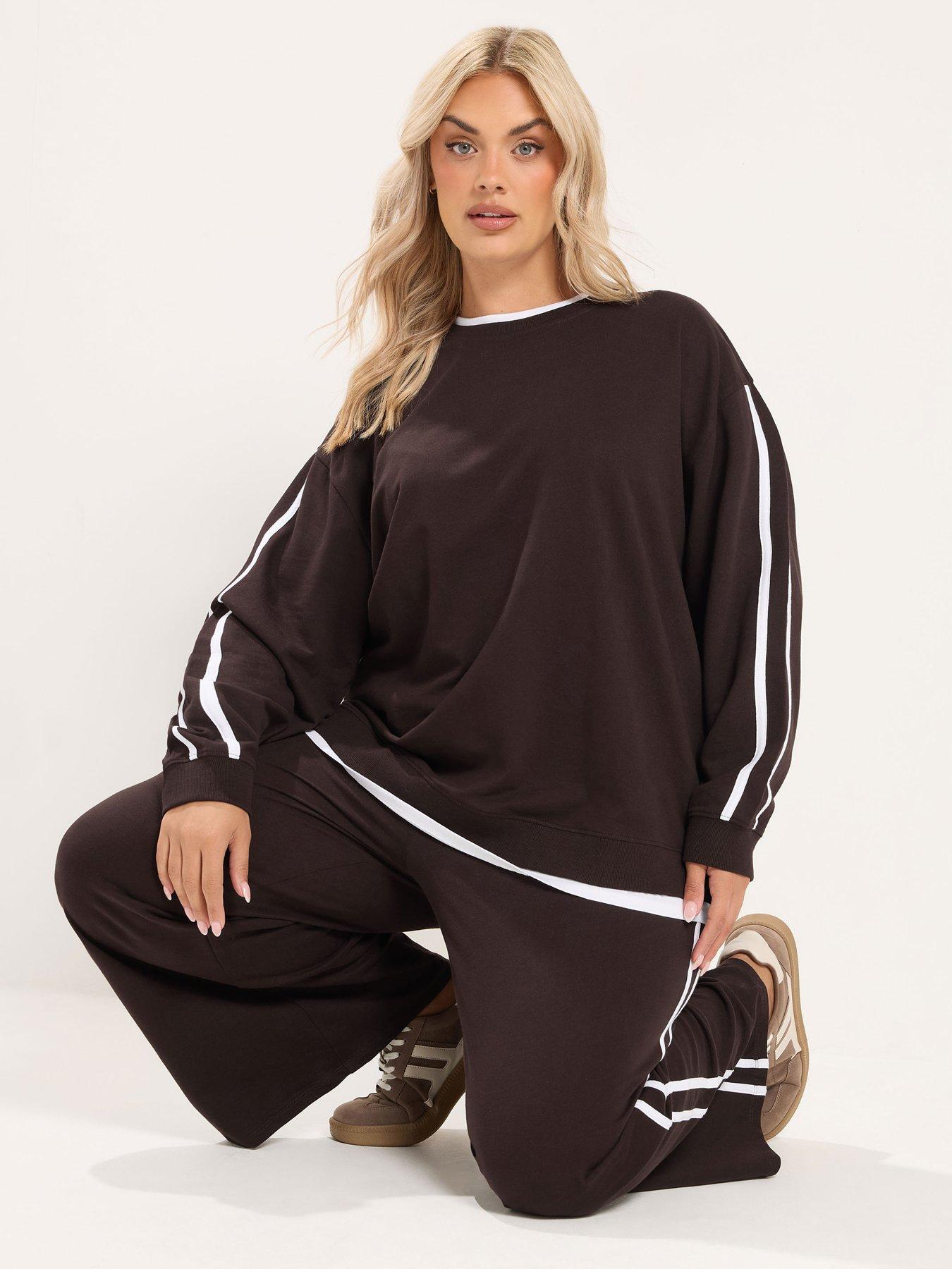 Yours Curve 2 In 1 Jumper - Brown