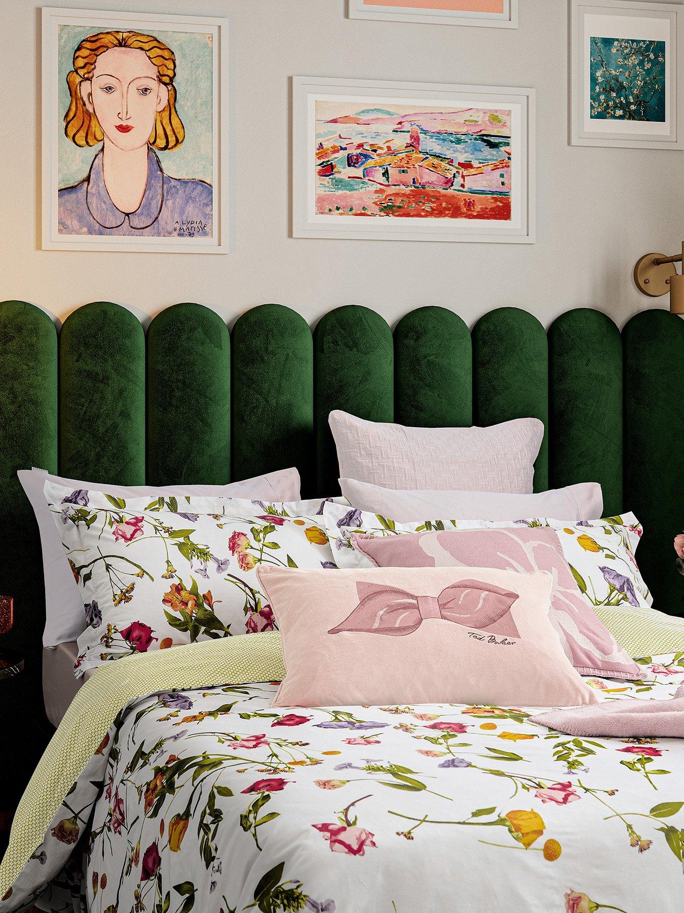 Image 1 of 6 of Ted Baker Scattered Bouquet Cover Set D/B Multi