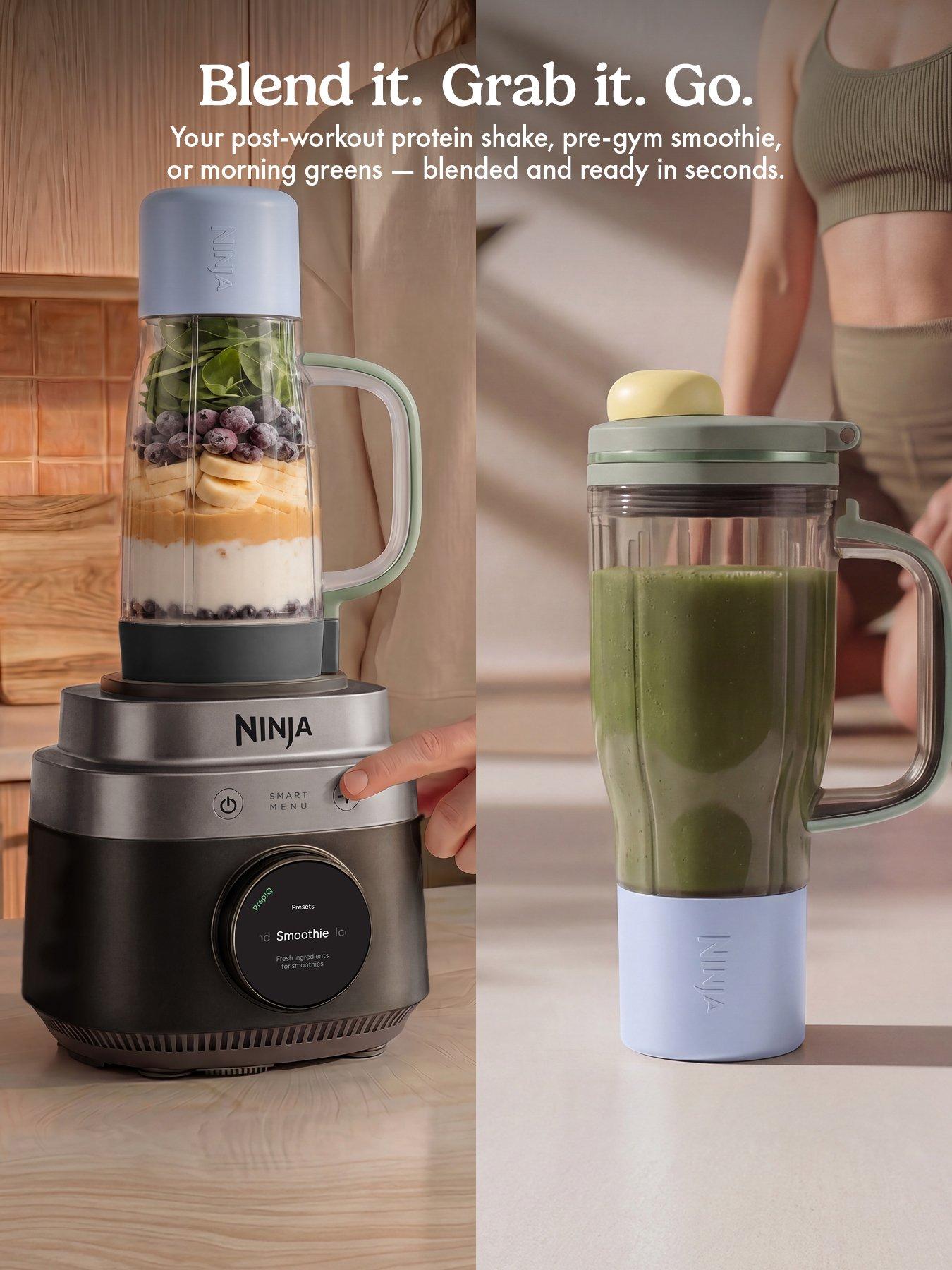 Image 3 of 8 of NINJA CrushBOSS 3-in-1 Kitchen System with Food Processor & Tumbler - Onyx