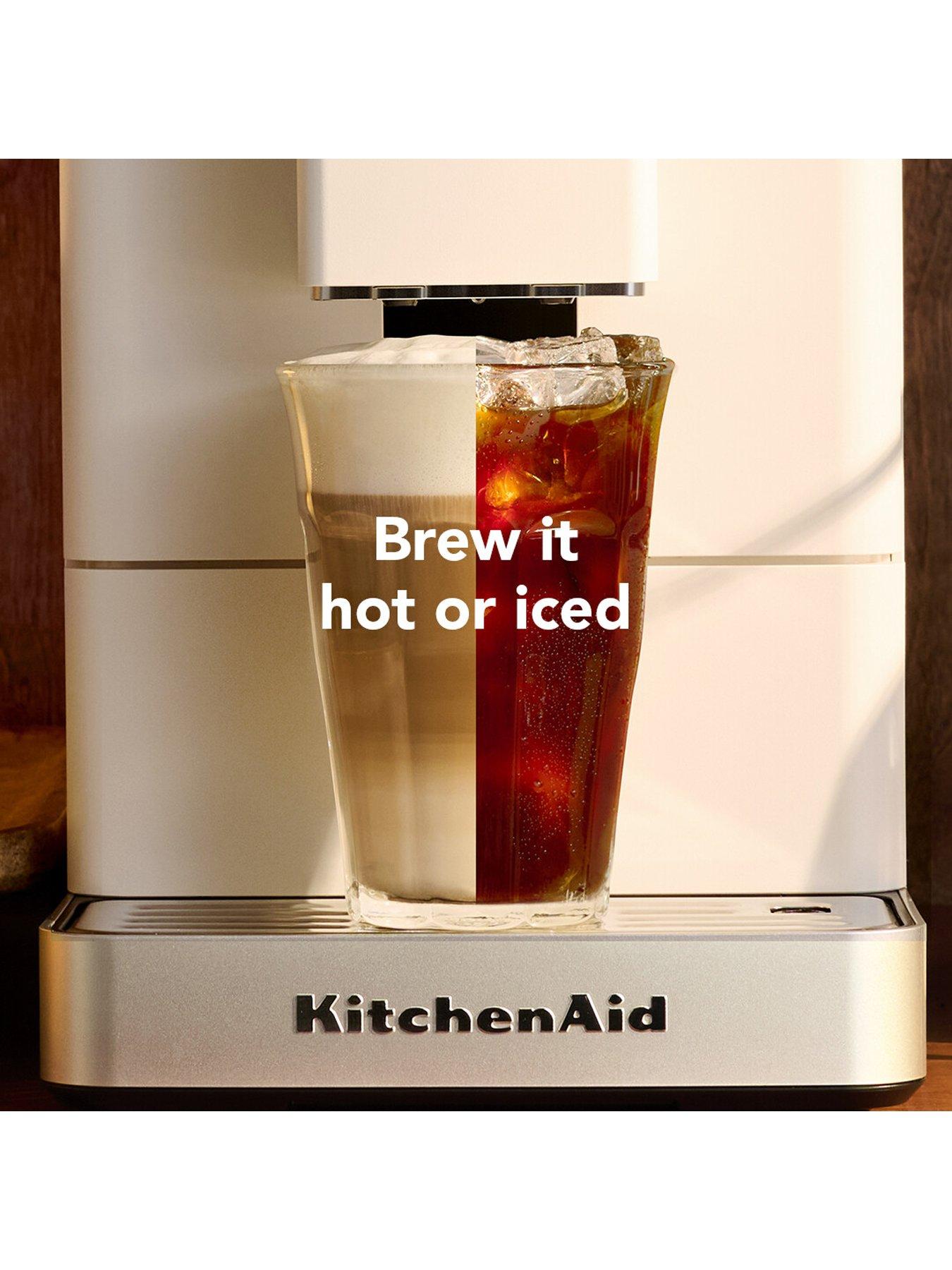 Image 7 of 7 of KitchenAid Fully Automatic Espresso Machine with Iced Coffee KF3-Porcelain