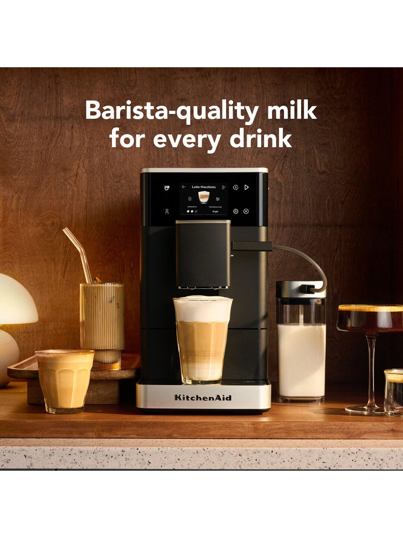 Image 4 of 7 of KitchenAid Fully Automatic Espresso Machine with Iced Coffee KF4-Matte Black
