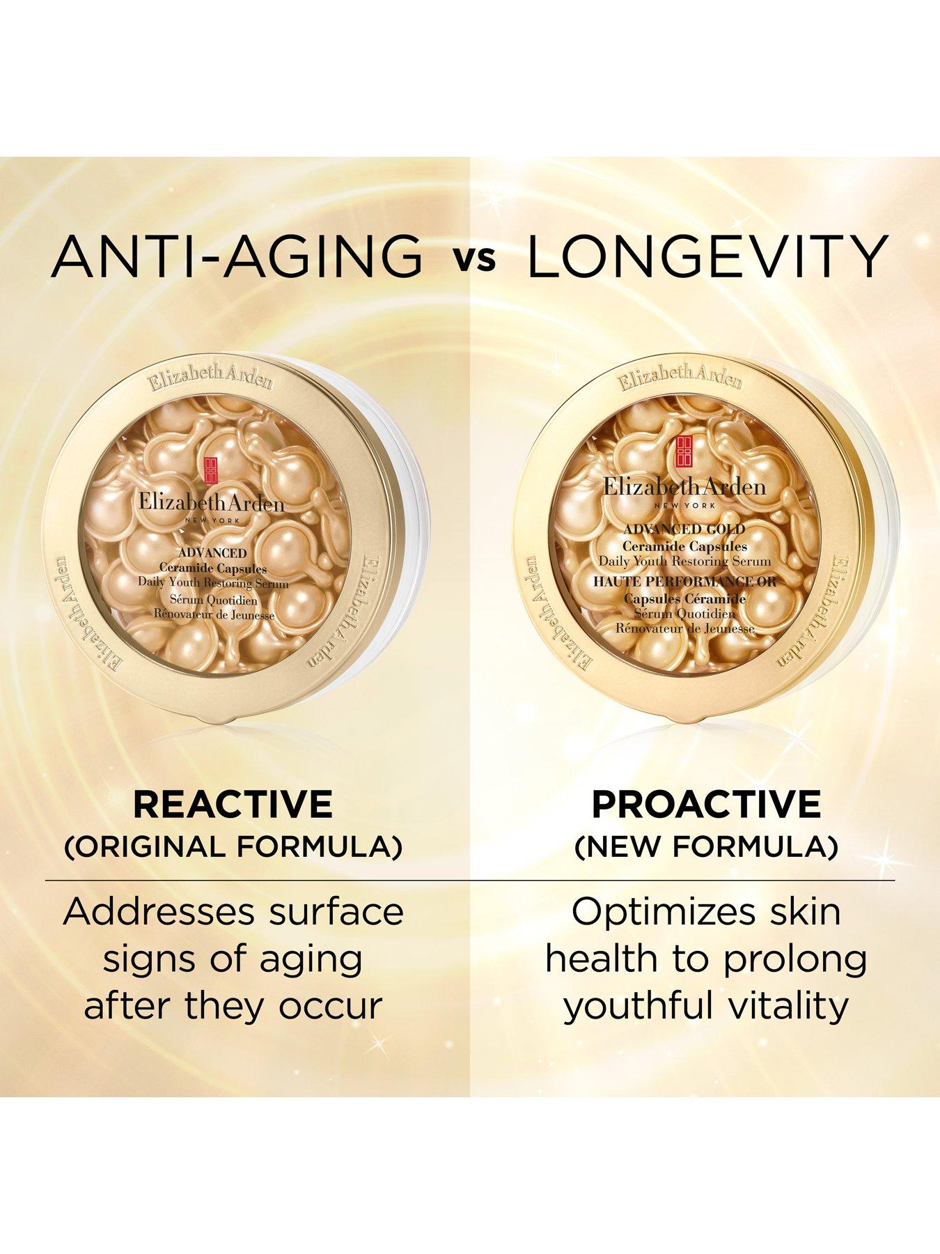 Image 3 of 7 of Elizabeth Arden Advanced Gold Ceramide Capsules Daily Youth Restoring Serum, 90-piece