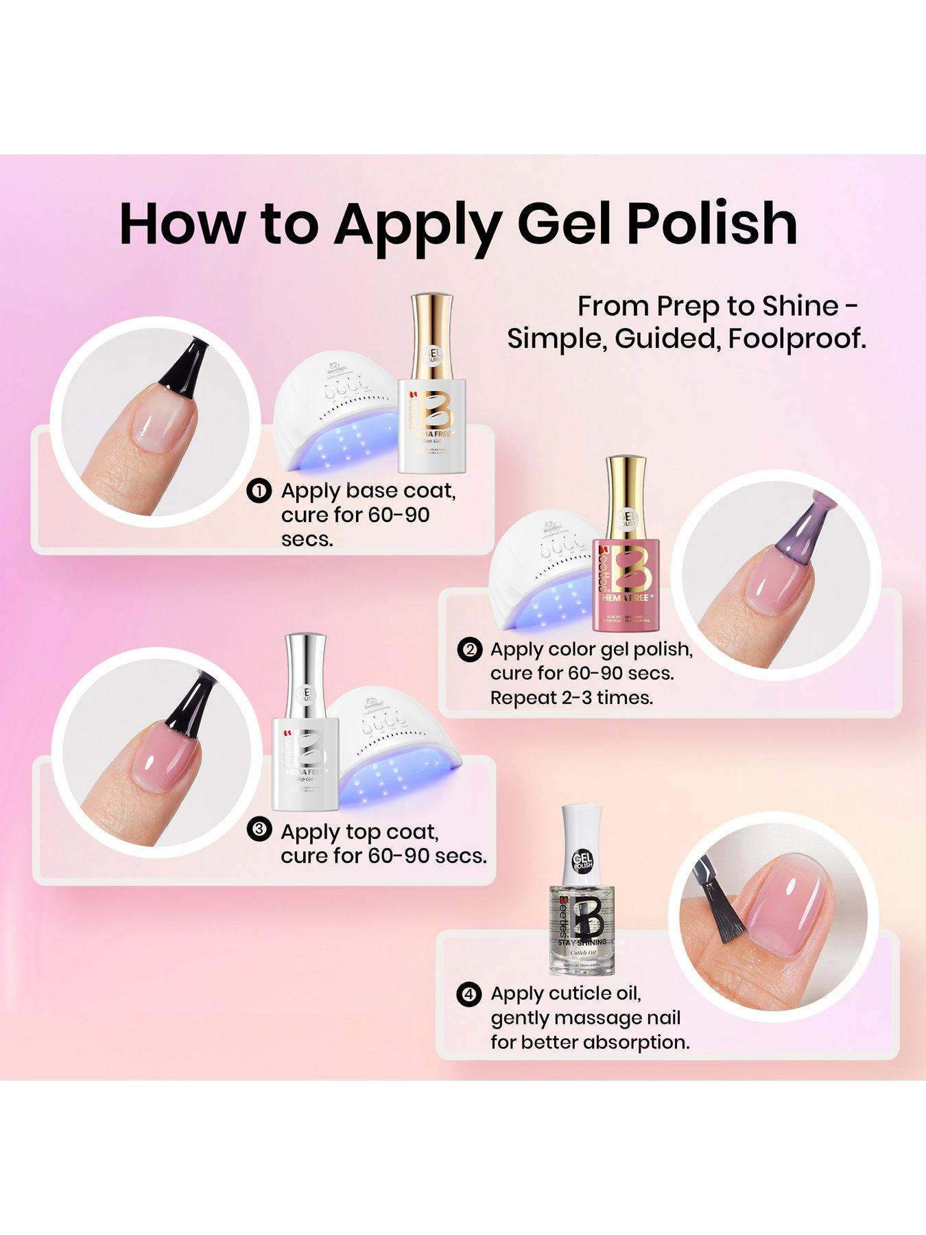 Image 6 of 6 of Beetles Beetles All in One Gel Polish Starter Kit - 6 Nude Colours