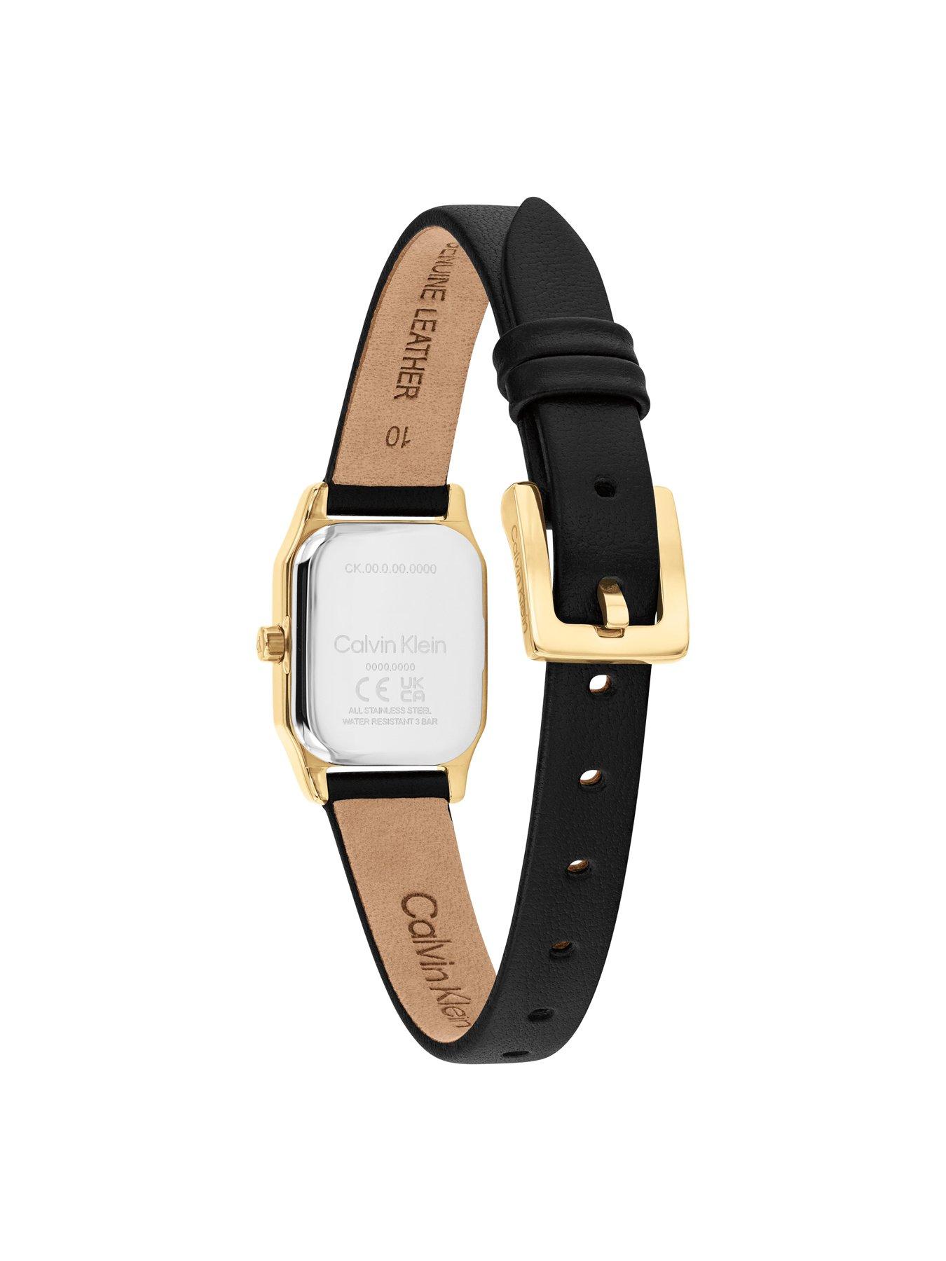 Image 3 of 3 of Calvin Klein Women's Soft Form Black Leather Watch