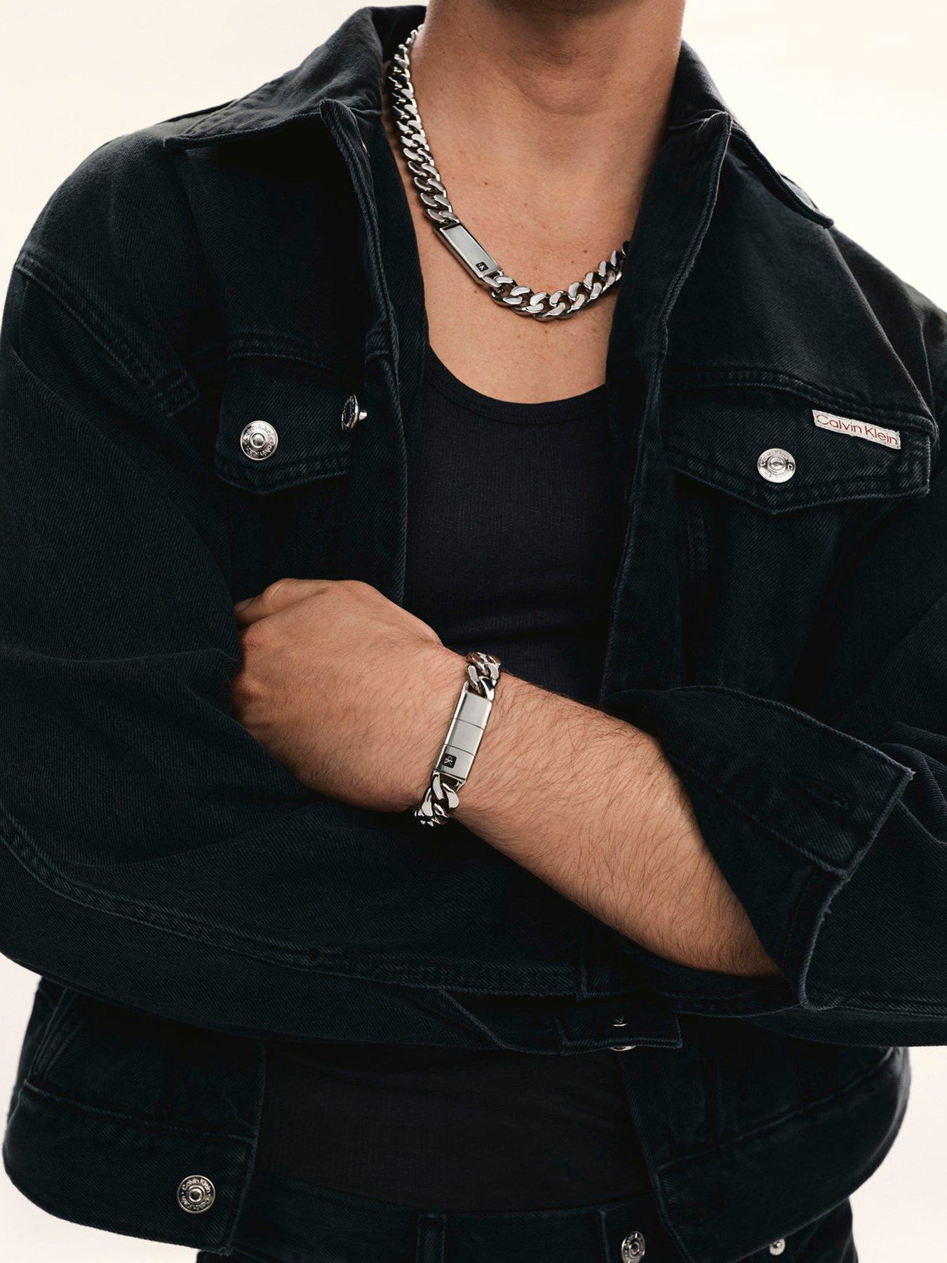 Image 5 of 5 of Calvin Klein Calvin Klein Men's CK Command Stainless Steel Necklace