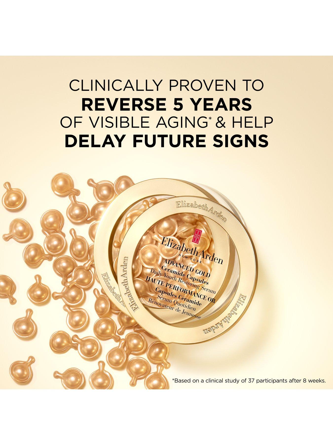 Image 4 of 7 of Elizabeth Arden Advanced Gold Ceramide Capsules Daily Youth Restoring Serum, 30-piece