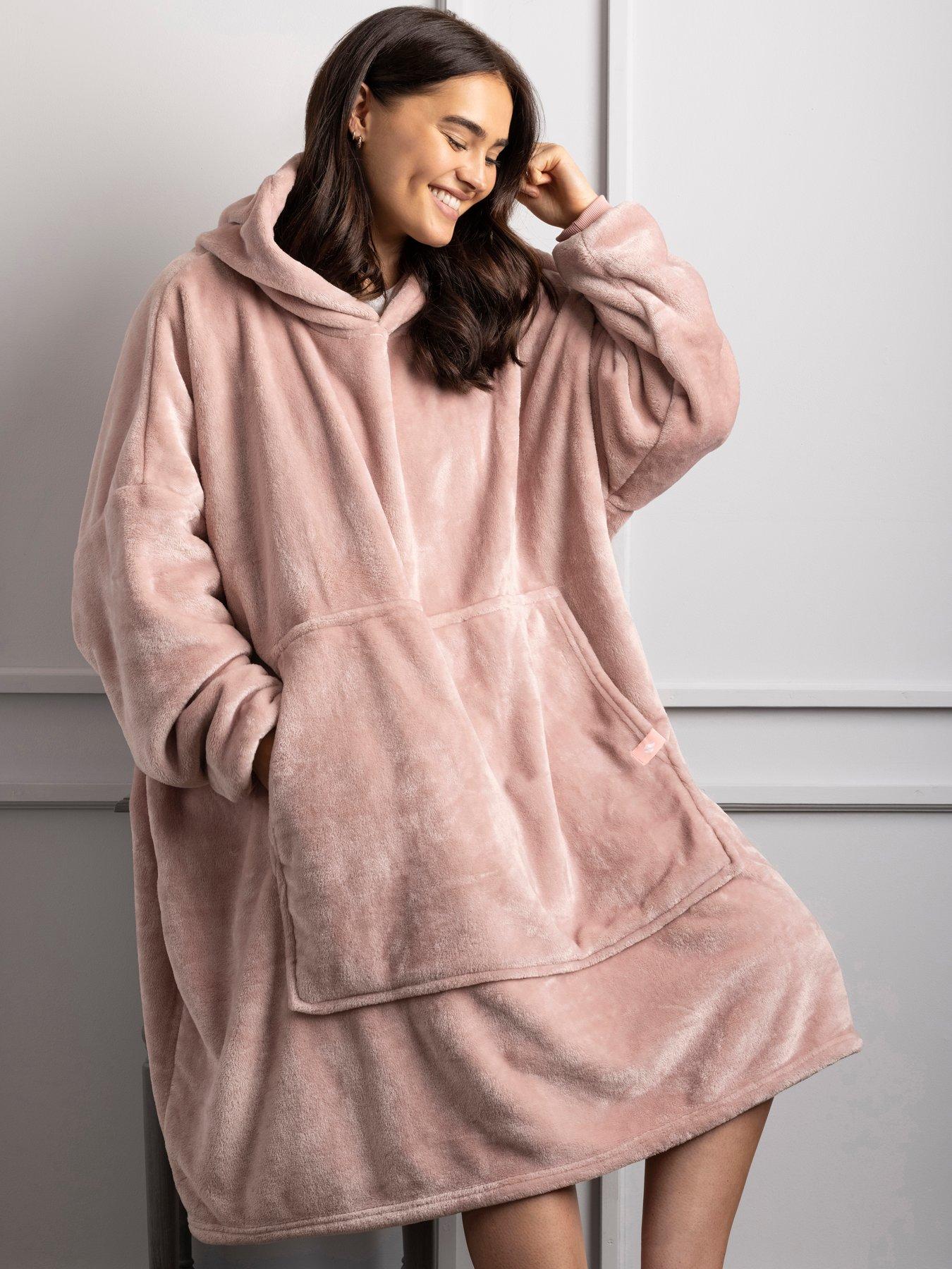 Image 2 of 3 of Heat Holders Mega Hoodie One Size - Dusky Pink