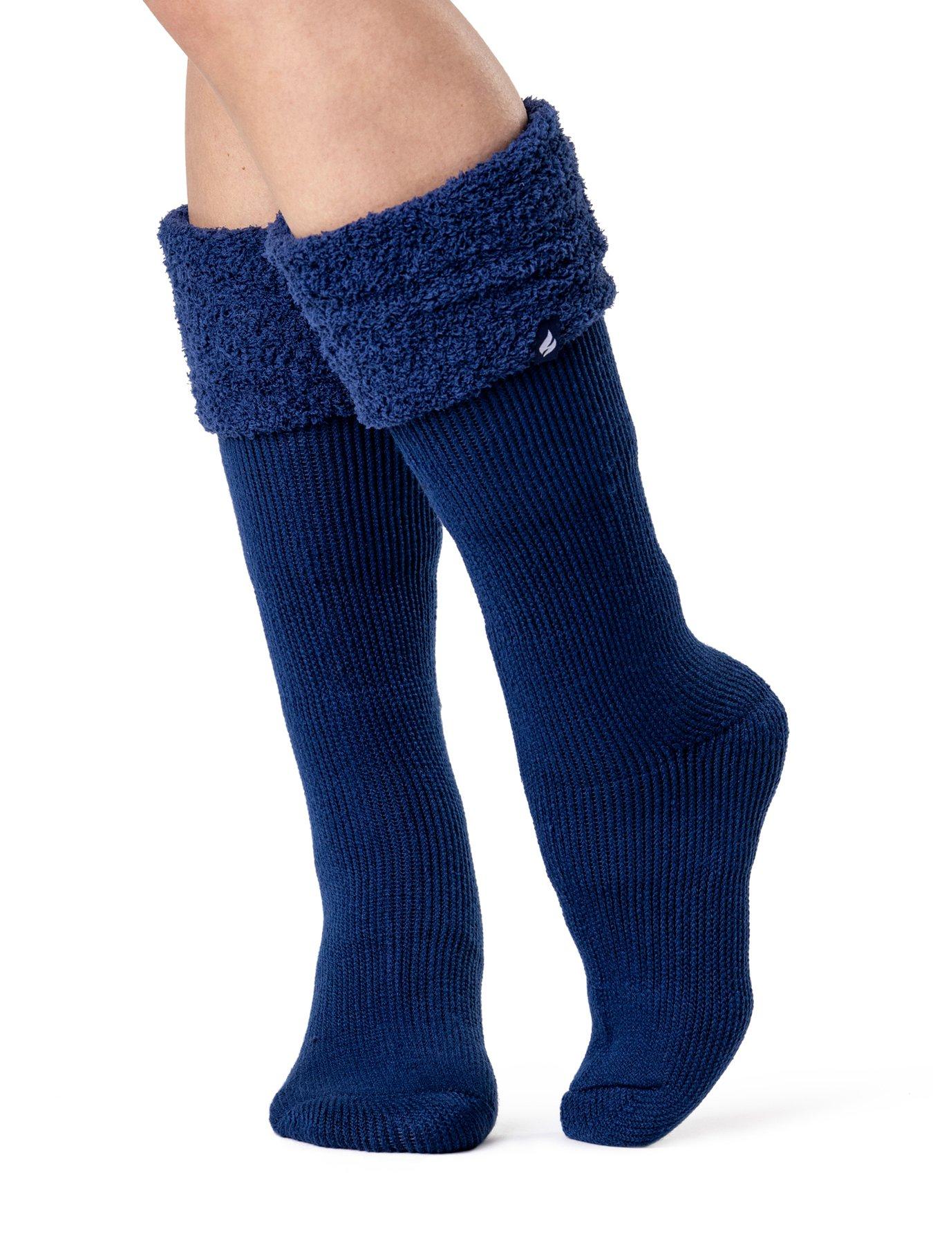 Image 1 of 3 of Heat Holders Womens Extra Long TOG 2.3 Support Wellie Socks - Indigo
