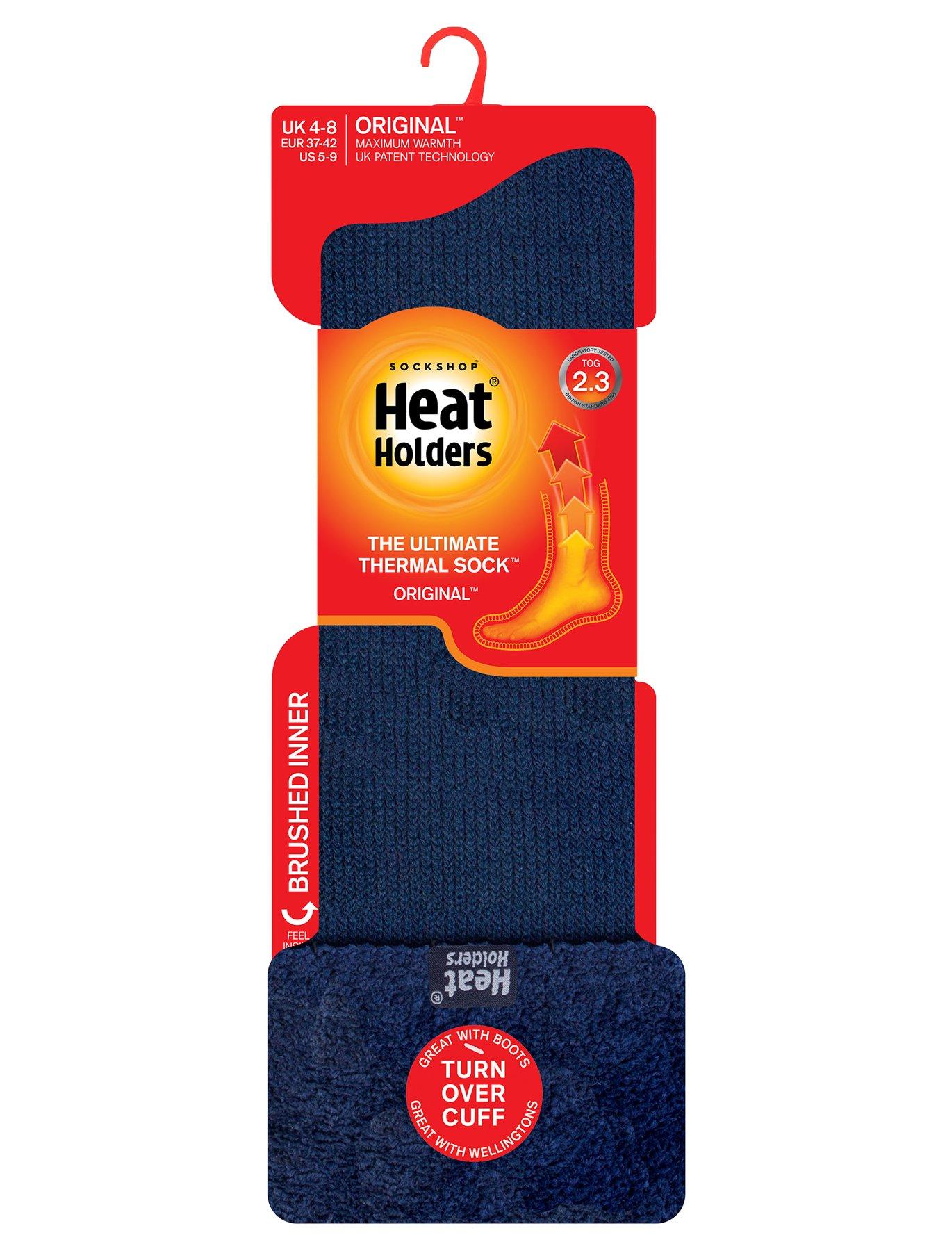 Image 3 of 3 of Heat Holders Womens Extra Long TOG 2.3 Support Wellie Socks - Indigo