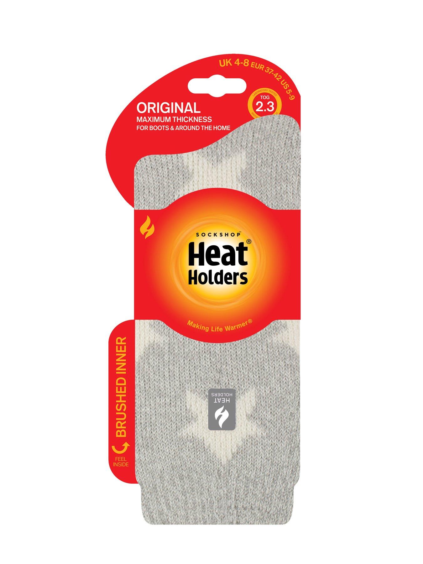 Image 3 of 3 of Heat Holders Womens 2.3 TOG Brushed Lining Star Jacquard Socks - Multi