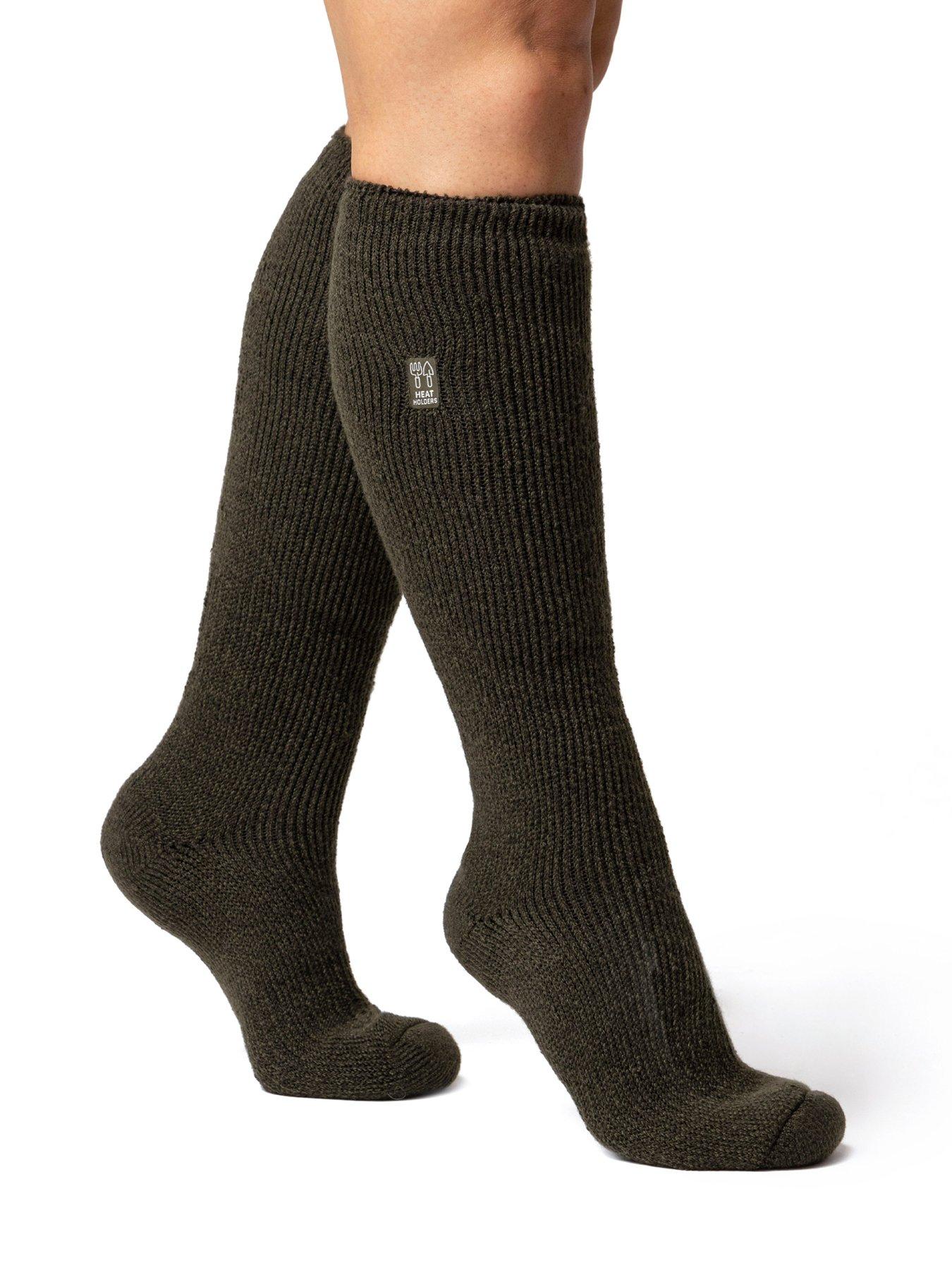 Image 1 of 3 of Heat Holders Womens TOG 2.3 Maximum Thickness Extra-Long Gardening Socks - Multi