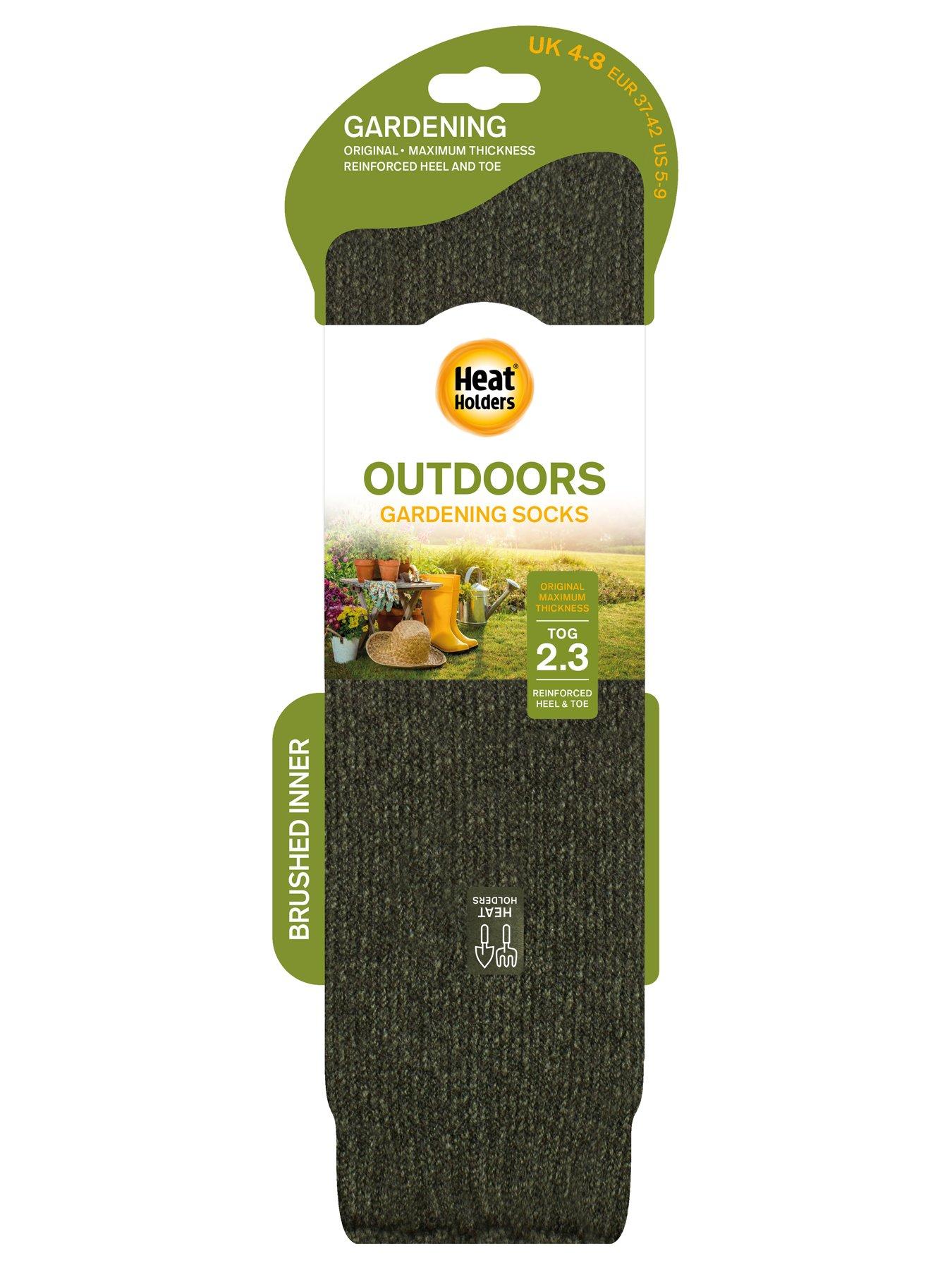 Image 3 of 3 of Heat Holders Womens TOG 2.3 Maximum Thickness Extra-Long Gardening Socks - Multi