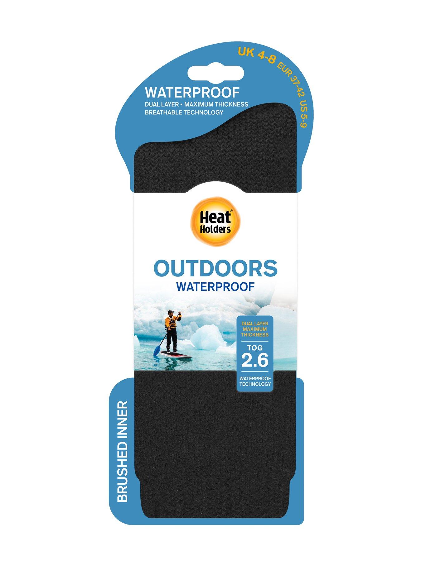 Image 2 of 3 of Heat Holders Womens Dual Layer Waterproof Breathable Socks - Black