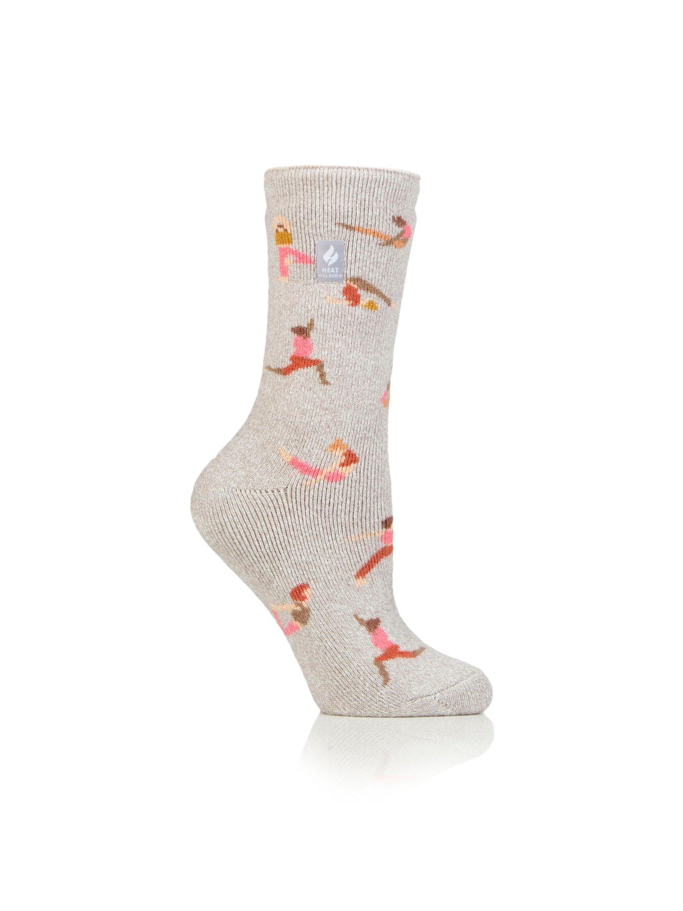 Image 2 of 4 of Heat Holders Womens Positive Vibes TOG 1.6 Crew Socks - Multi