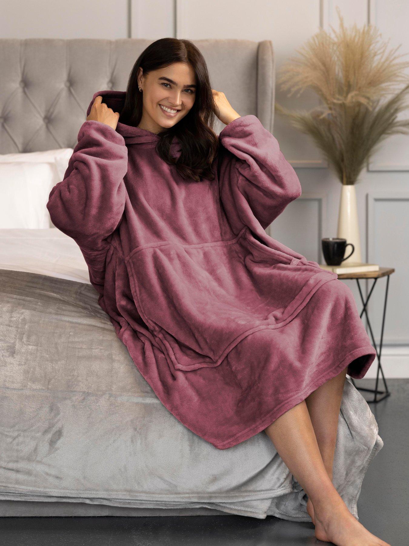 Image 1 of 2 of Heat Holders Mega Hoodie One Size - Mauve