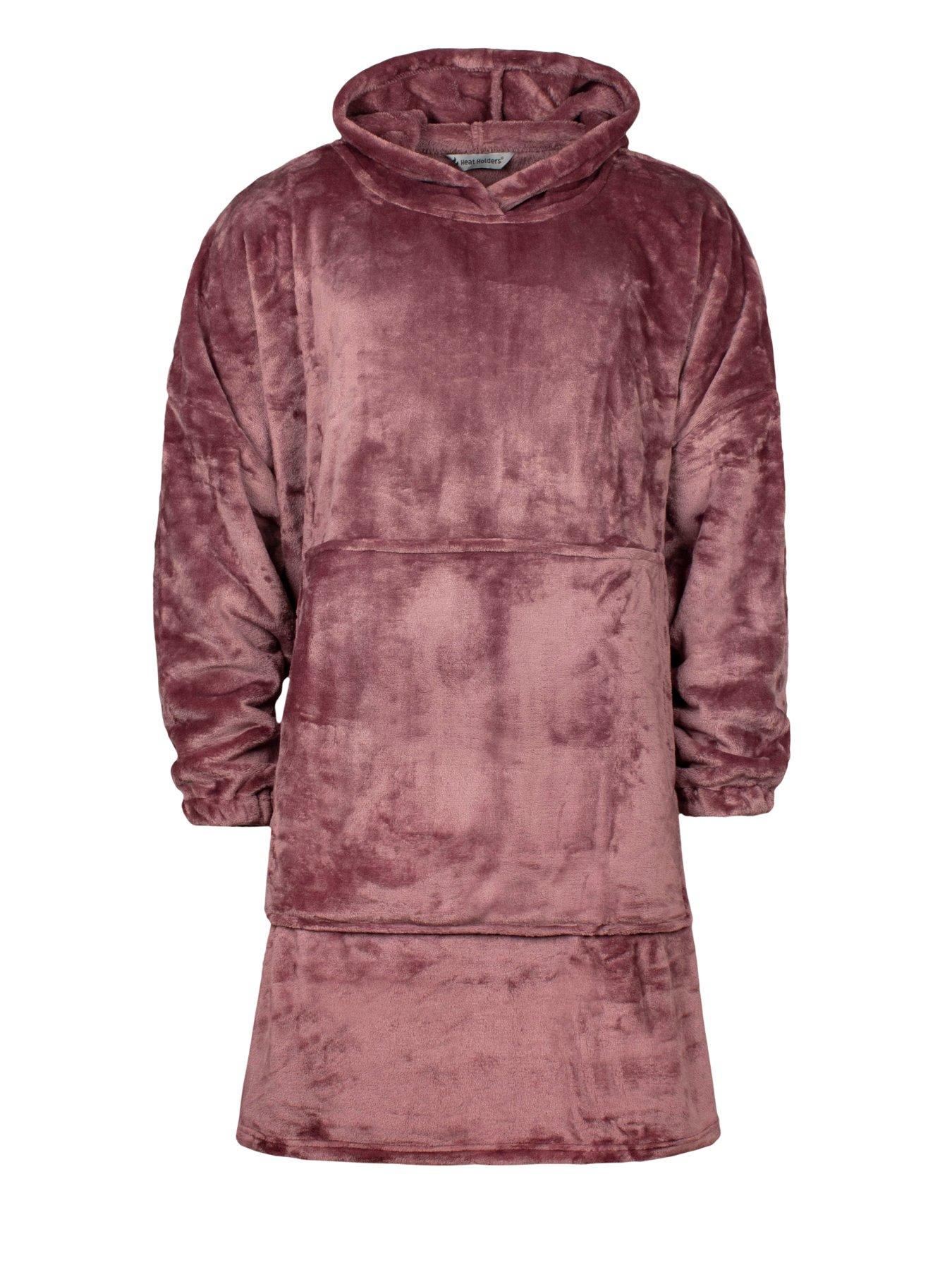 Image 2 of 2 of Heat Holders Mega Hoodie One Size - Mauve
