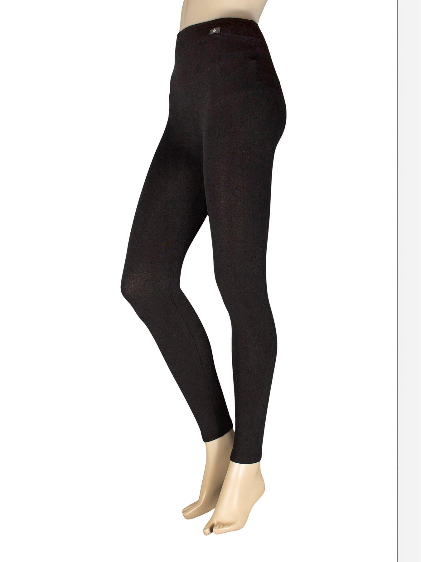Image 1 of 2 of Heat Holders Centre Seam Free Leggings - Black